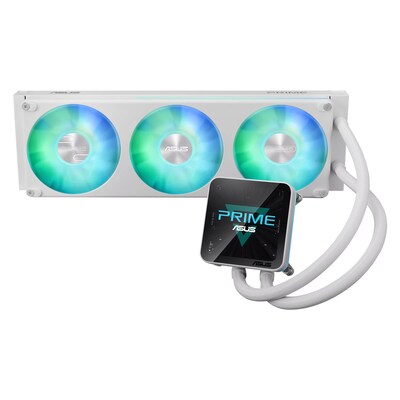 Image of ASUS PRIME LC II 360 ARGB White LCD All-in-One Flüssig-CPU-Wasserkühlung