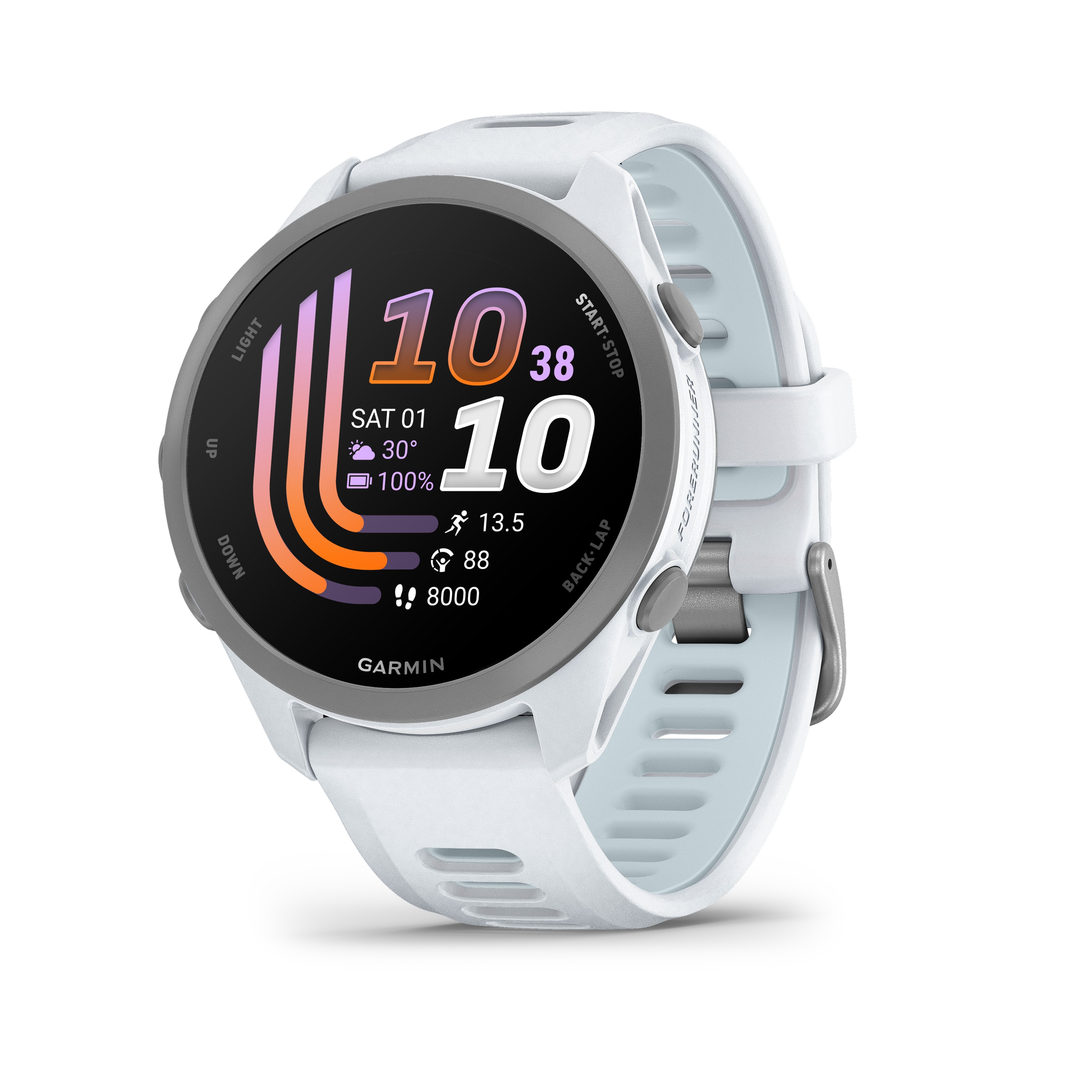 Garmin Forerunner 170 Gps-Sportuhr 42 Mm - Whitestone - Image 2
