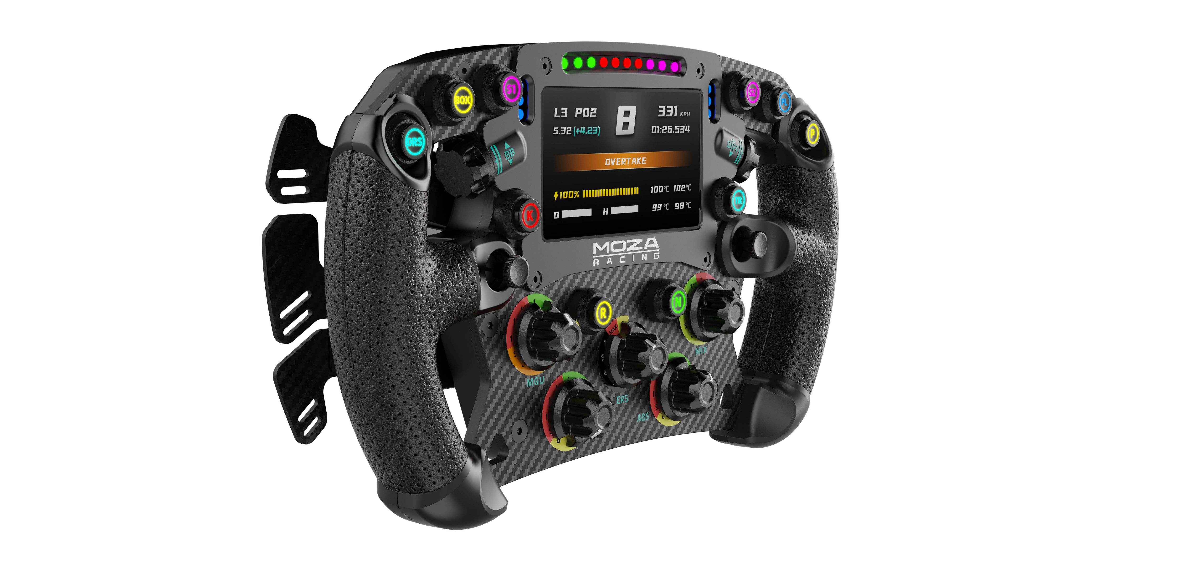 MOZA Racing FSR V2 Formel Lenkrad für PC