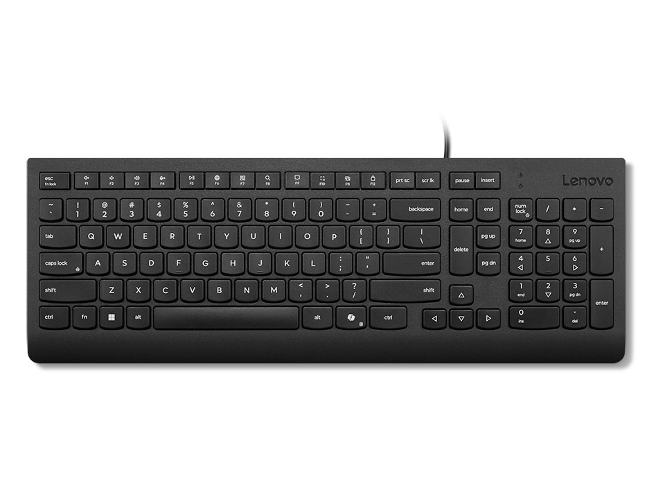 Lenovo Essential Tastatur kabelgebunden, Schwarz