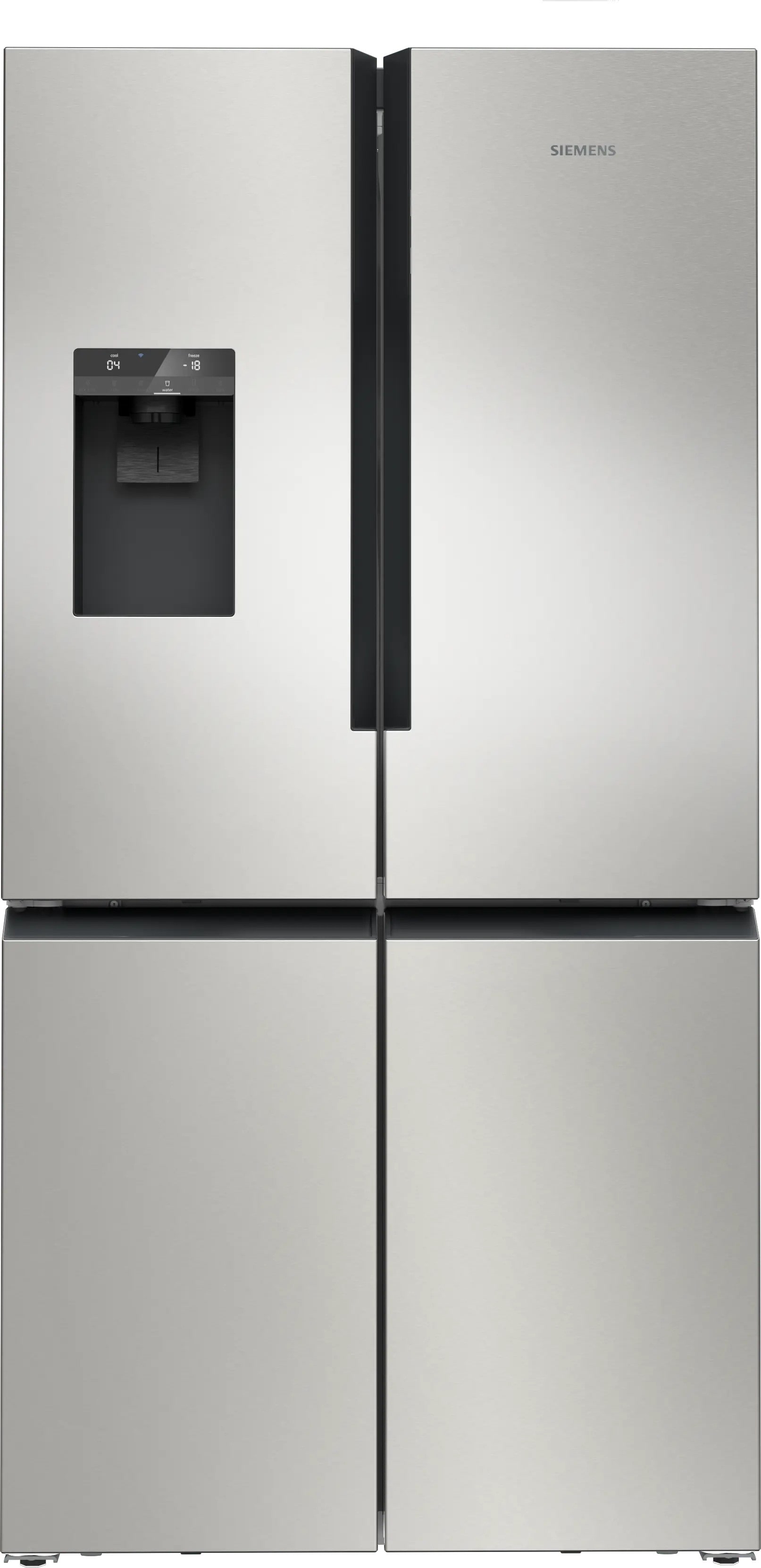 Siemens KF96DPPEA iQ700 Side-by-Side Kühlschrank (Multi-Door Style) 183 cm Höhe EEK E Crushed Ice/ Eiswürfel/ Wasser-Spender