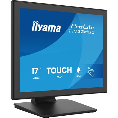 Image of iiyama ProLite T1732MSC-B2S Projective 17" 5:4 SXGA Touch Monitor VGA/HDMI/DP