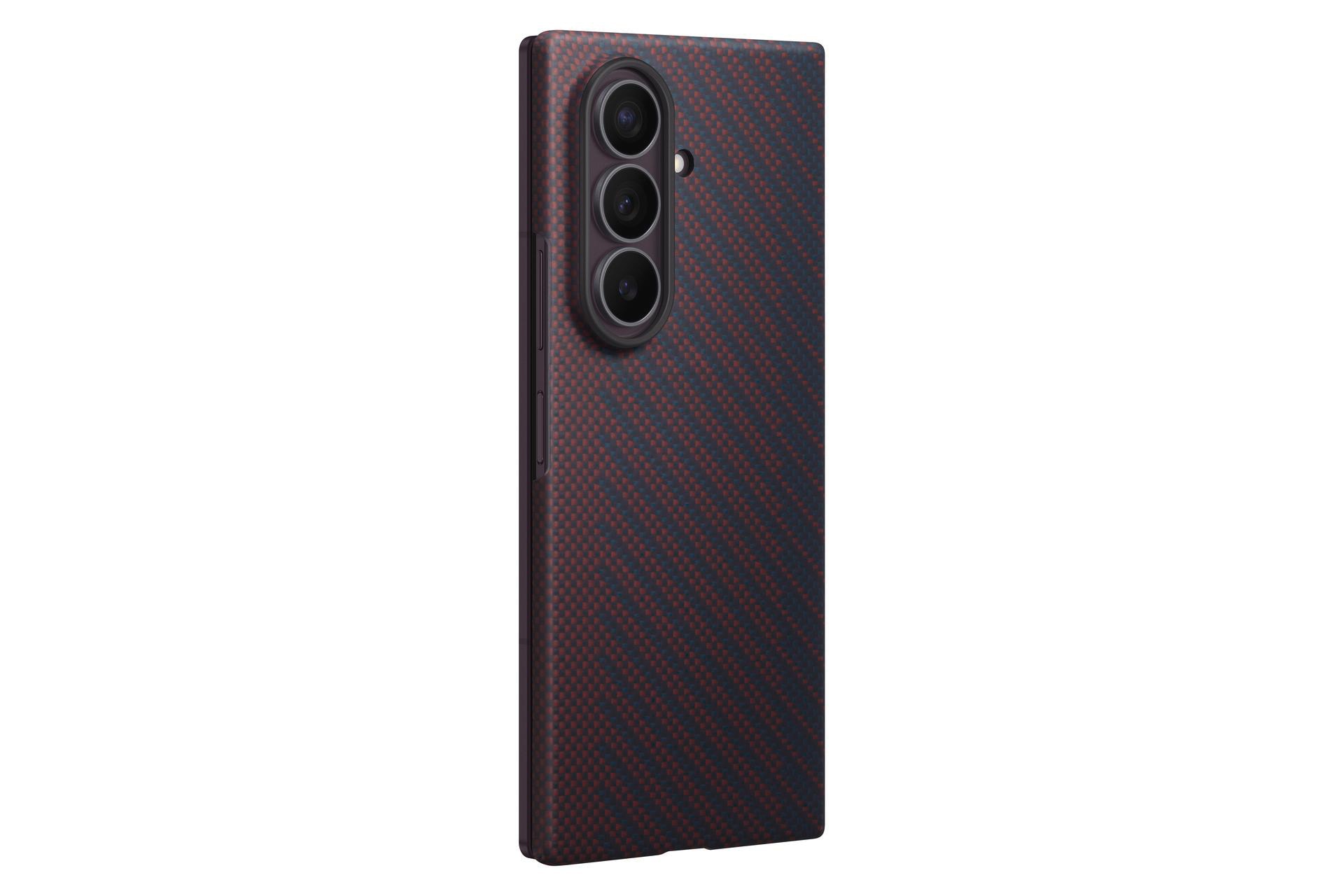 Samsung Carbon Magnet Case für Galaxy Fold8 Ultra rot