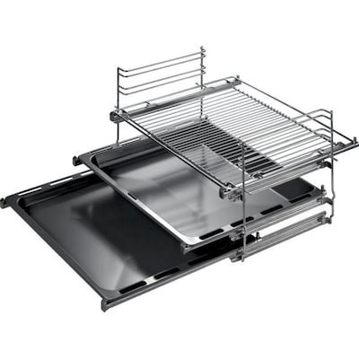 Bosch HEZ438301 Teleskopauszug, 3-fach, Edelstahl