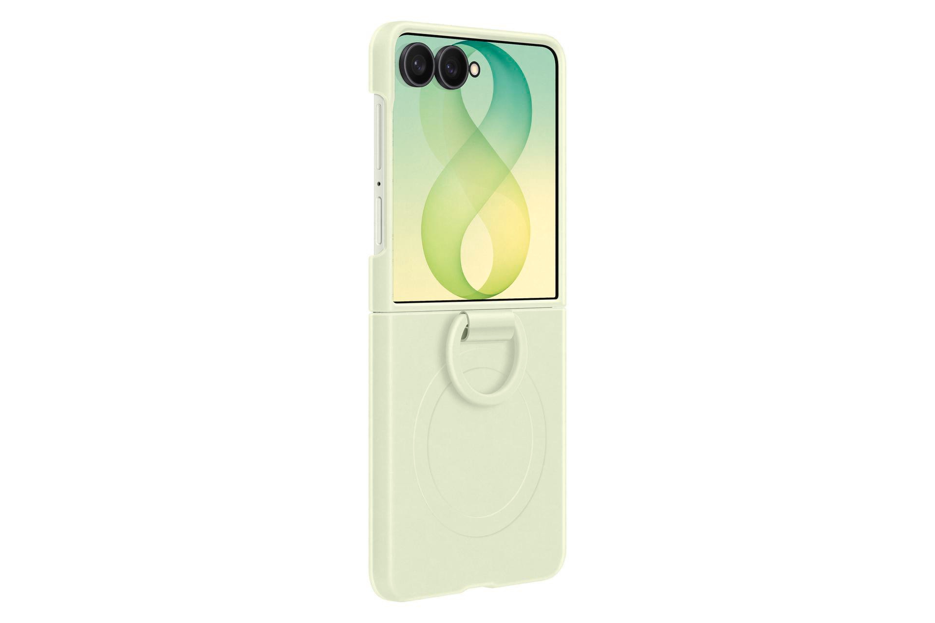 Samsung Silicone Ring Magnet Case für Galaxy Flip8 grün