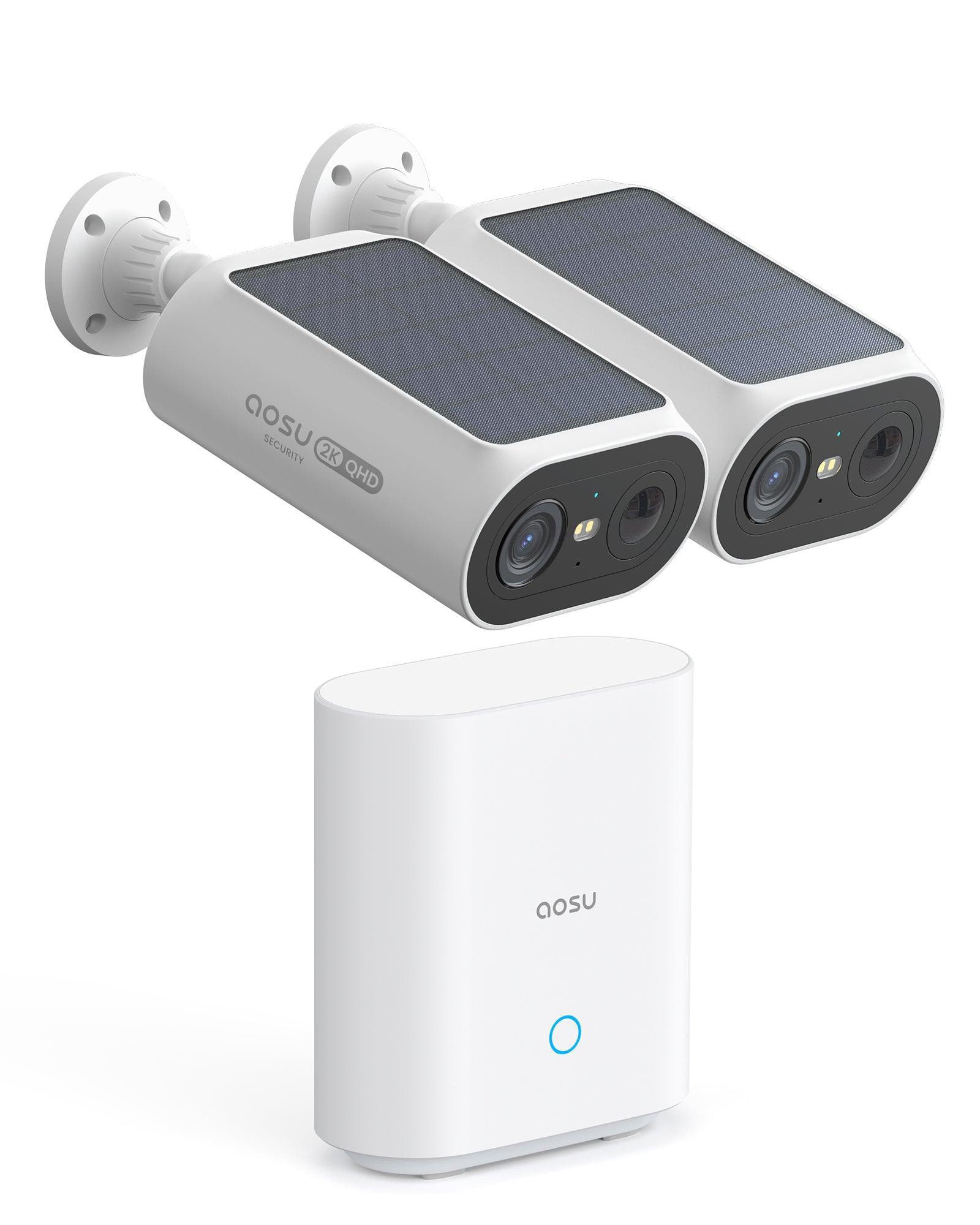 AOSU Smart Security SolarCam P1 SE System 2-Cam Kit