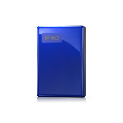 WD My Passport 2 TB 2.5 Zoll USB 3.2 USB-C (5Gb/​s) Blau externe Festplatte HDD