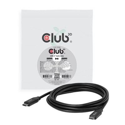 Club3D CAC-2506 USB-C®-Sicherheitskabel 240W Datenübertragung 2m