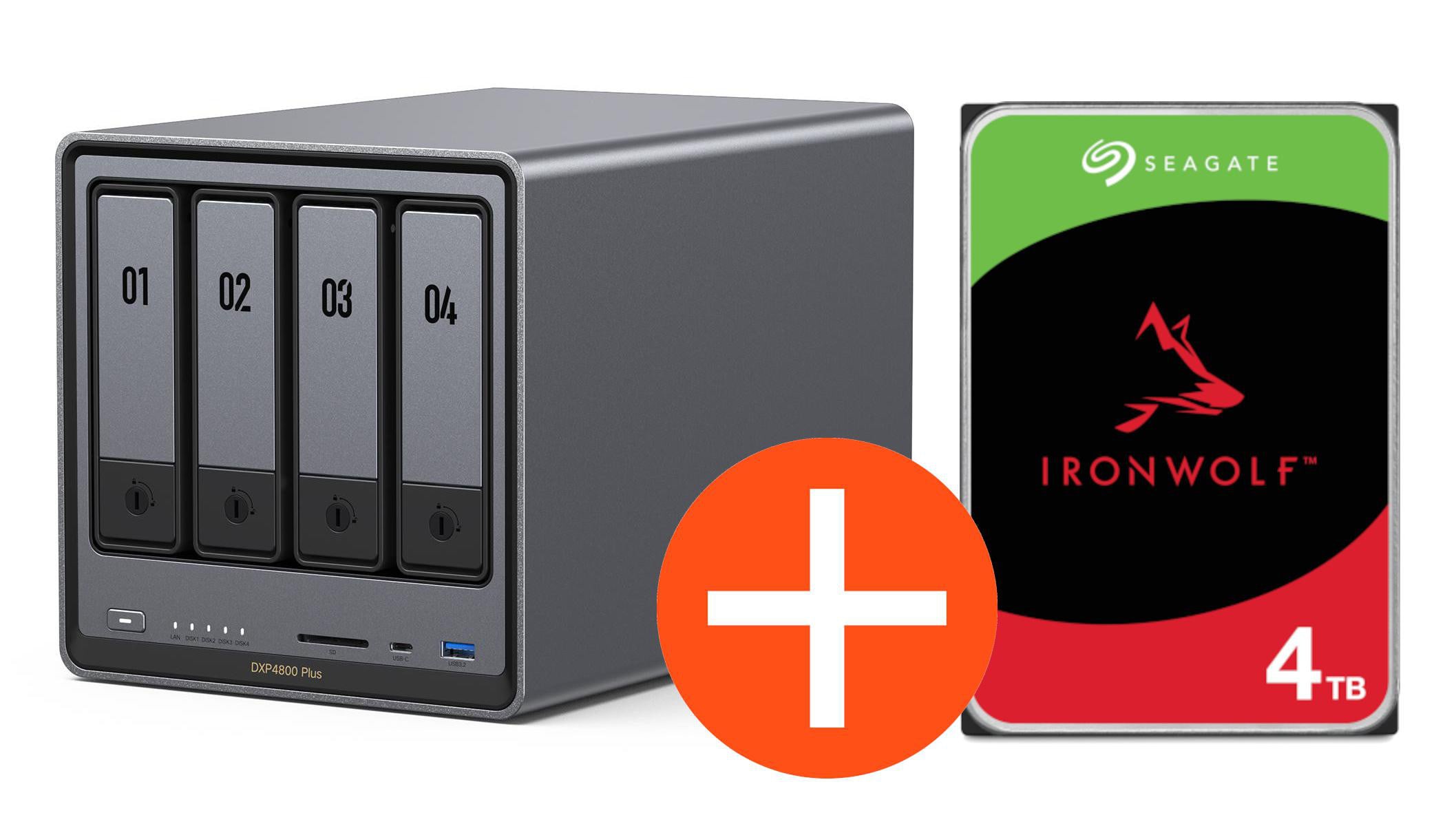 Ugreen Nasync Dxp4800 Plus Nas System 4-Bay 16Tb Inkl. 4X Wd Wd40efpx Nas Hdd - Tb Größe 4 - Image 12