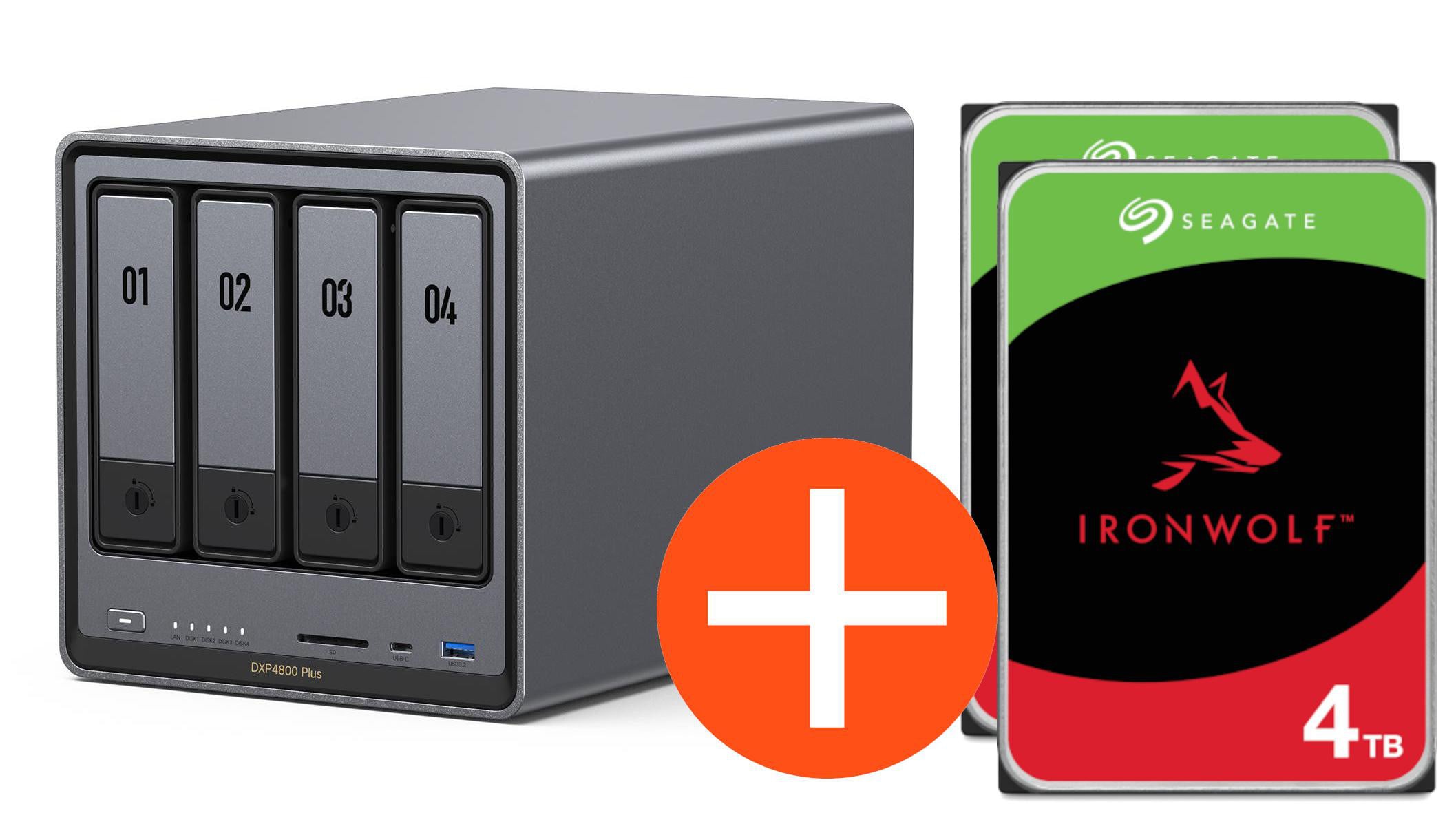 Ugreen Nasync Dxp4800 Plus Nas System 4-Bay 16Tb Inkl. 4X Wd Wd40efpx Nas Hdd - Tb Größe 4 - Image 20