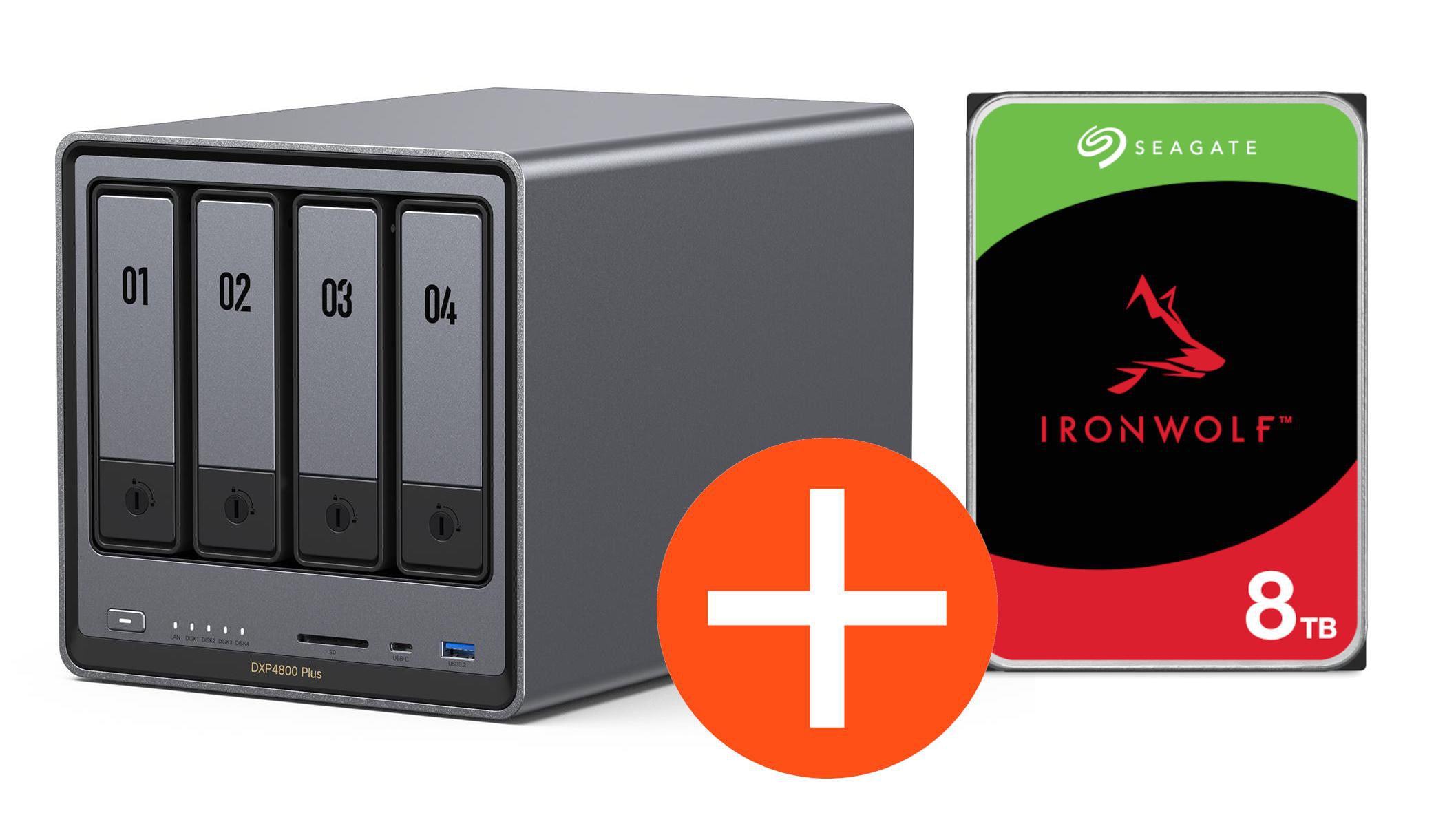 Ugreen Nasync Dxp4800 Plus Nas System 4-Bay 16Tb Inkl. 4X Wd Wd40efpx Nas Hdd - Tb Größe 4 - Image 16