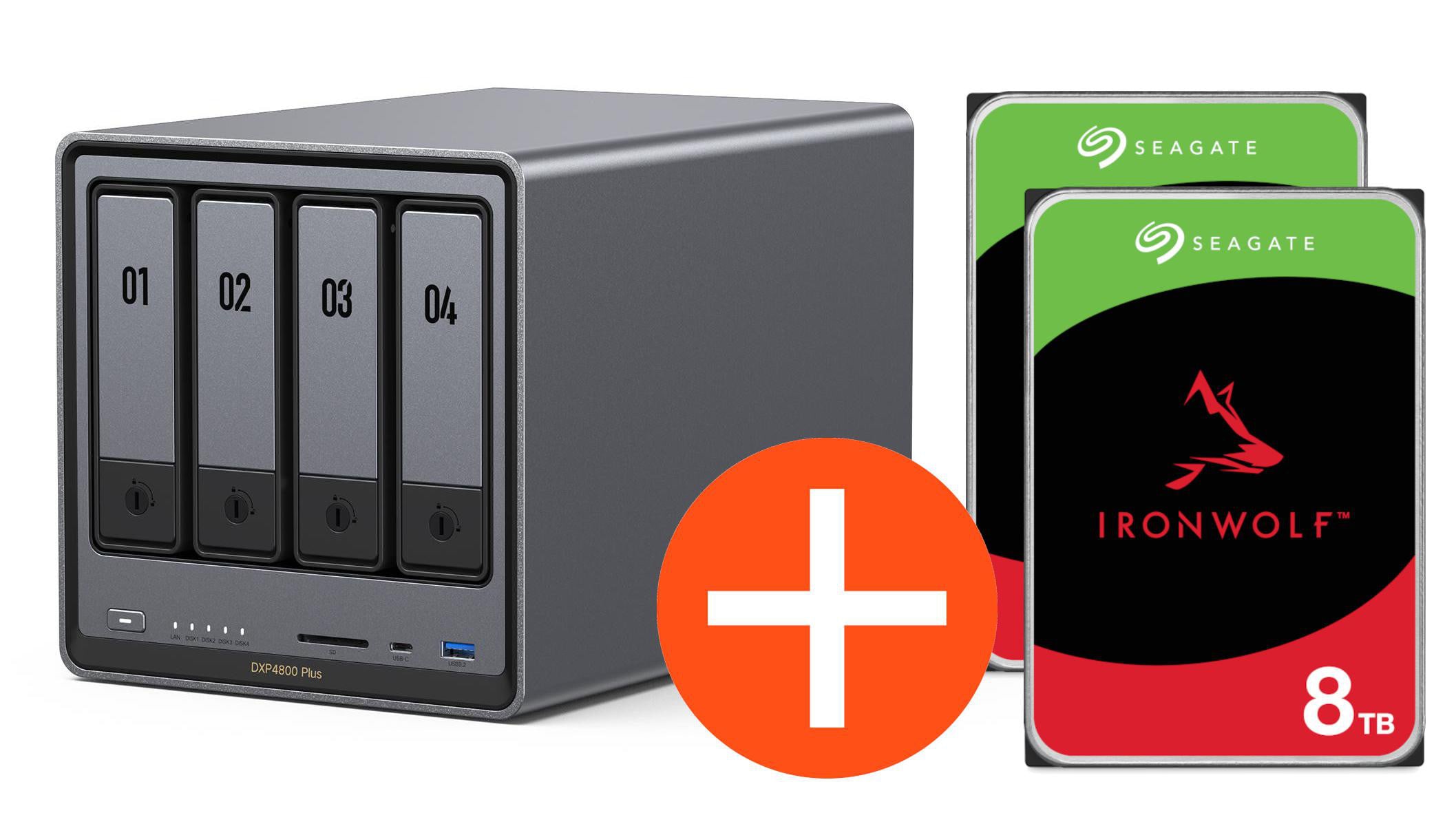 Ugreen Nasync Dxp4800 Plus Nas System 4-Bay 16Tb Inkl. 4X Wd Wd40efpx Nas Hdd - Tb Größe 4 - Image 23