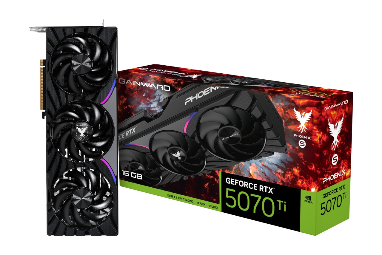 GAINWARD GeForce RTX 5070 Ti Phoenix S 16GB GDDR7 Grafikkarte HDMI/3xDP