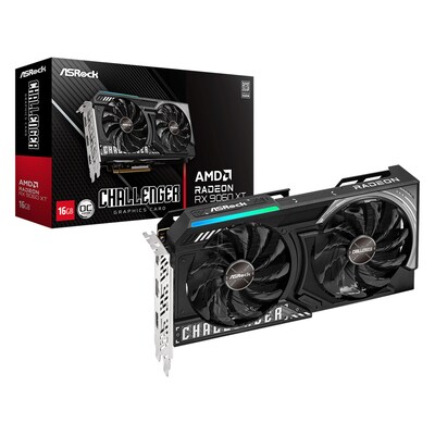 Image of ASROCK Radeon RX 9060 XT Challenger OC Grafikkarte 16GB GDDR6 DP/HDMI