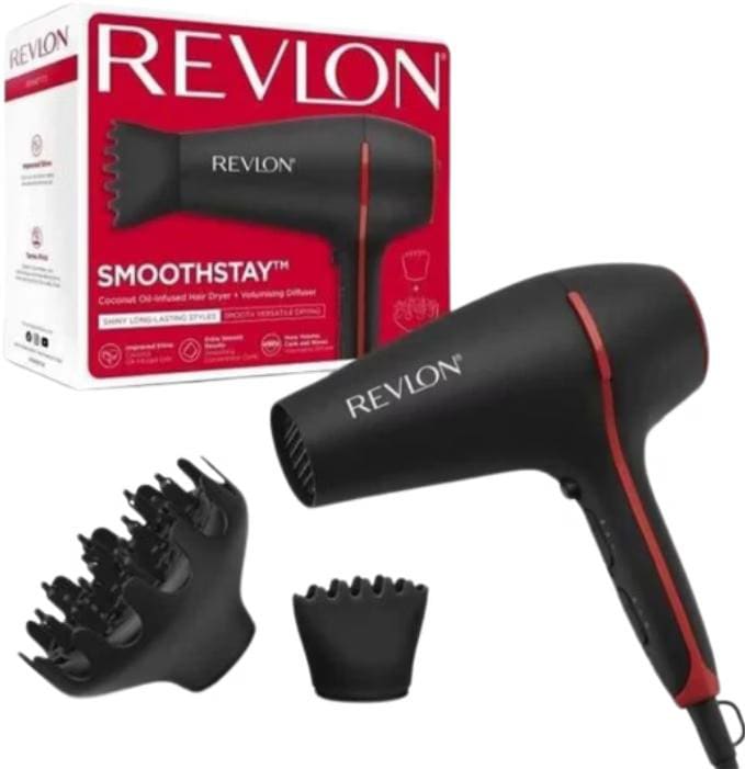 REVLON Perfect Heat Fast and Light Hairdryer Haartrockner schwarz