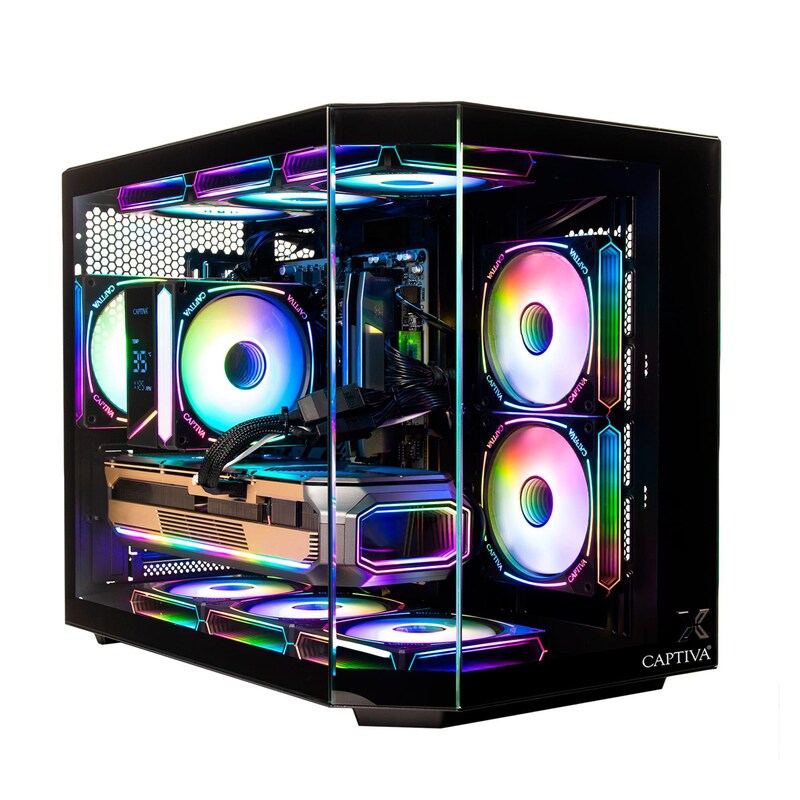 Captiva PC Entry Gaming R10-4101 Ryzen 5 5500 16GB/500GB SSD RTX 5060 Win11