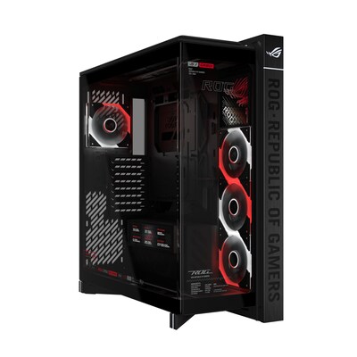 Image of ASUS ROG Cronox GR801 Curve TG ARGB Full-Tower Black Edition Gaming Gehäuse