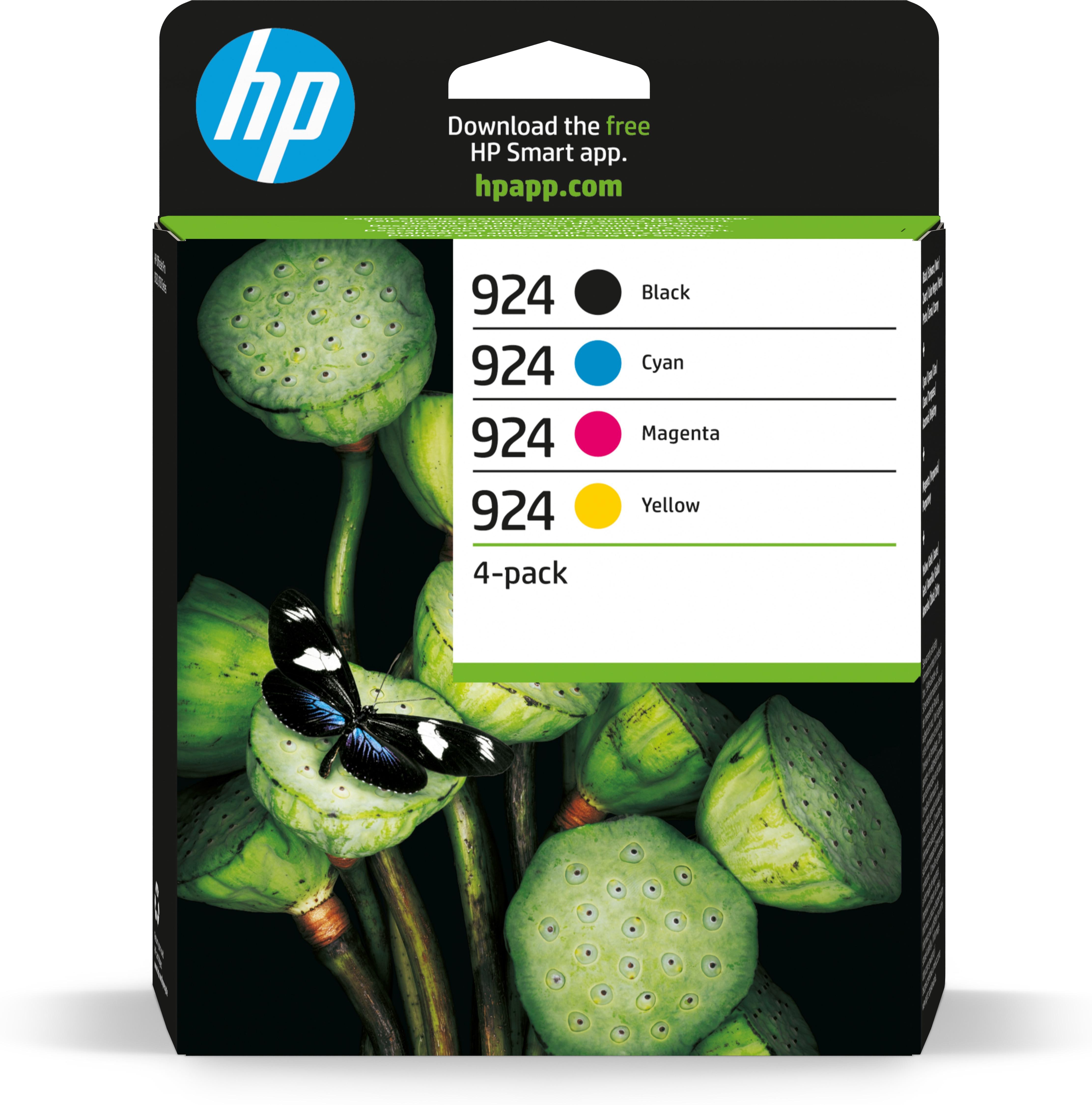 Hp Original 924 Druckerpatrone 4Er Pack Cmyk (6C3z1ne#Ls1) Für Ca. 900 Seiten Instant Ink Größe 4 Mehrfarbig - Image 6