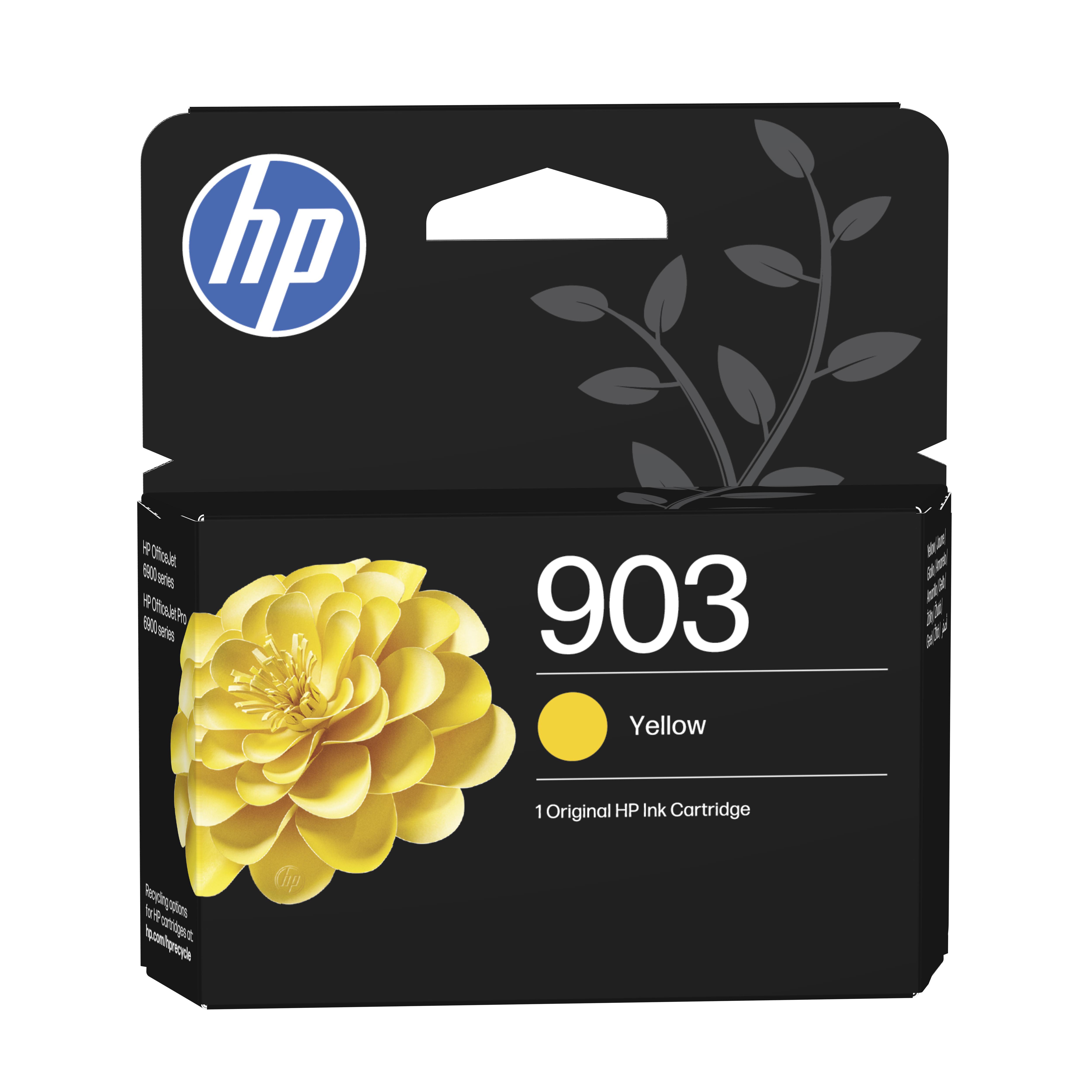 HP Original 903 Druckerpatrone Gelb (T6L95AE#LS1) für ca. 315 Seiten Instant Ink