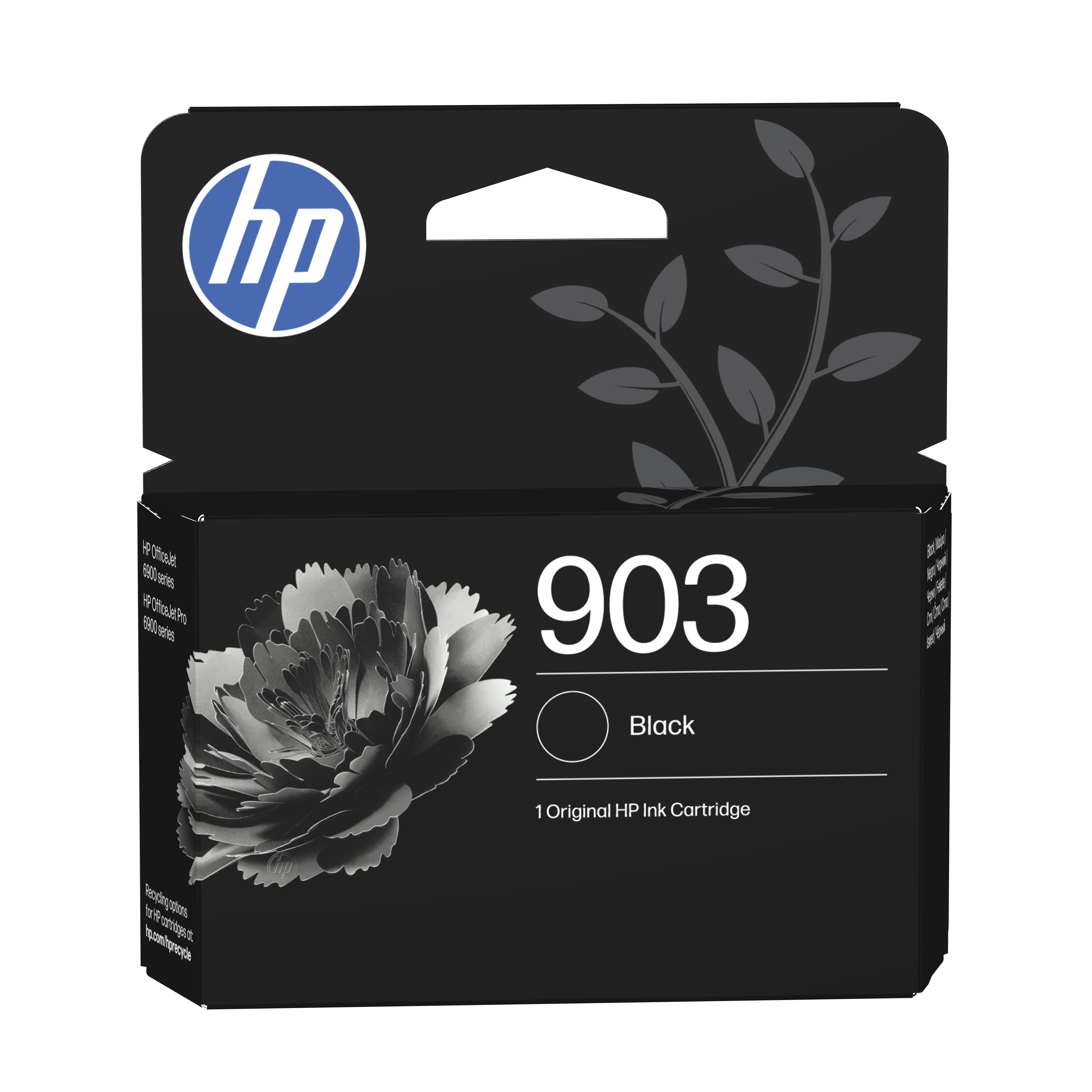 HP Original 903 Druckerpatrone Schwarz (T6L99AE#LS1) für ca. 300 Seiten Instant Ink