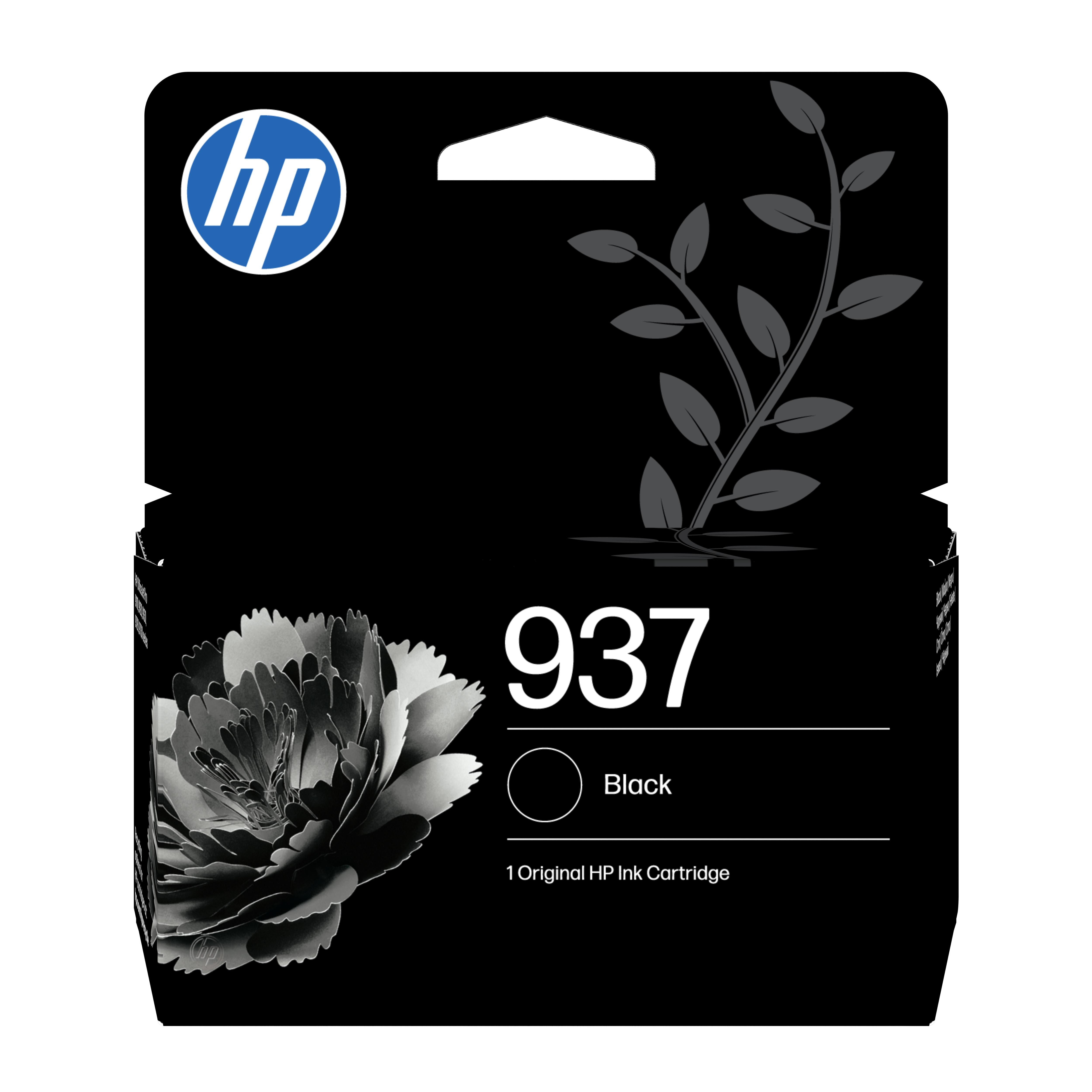 HP Original 937 Druckerpatrone Schwarz (4S6W5NE#LS1) für ca. 1250 Seiten Instant Ink