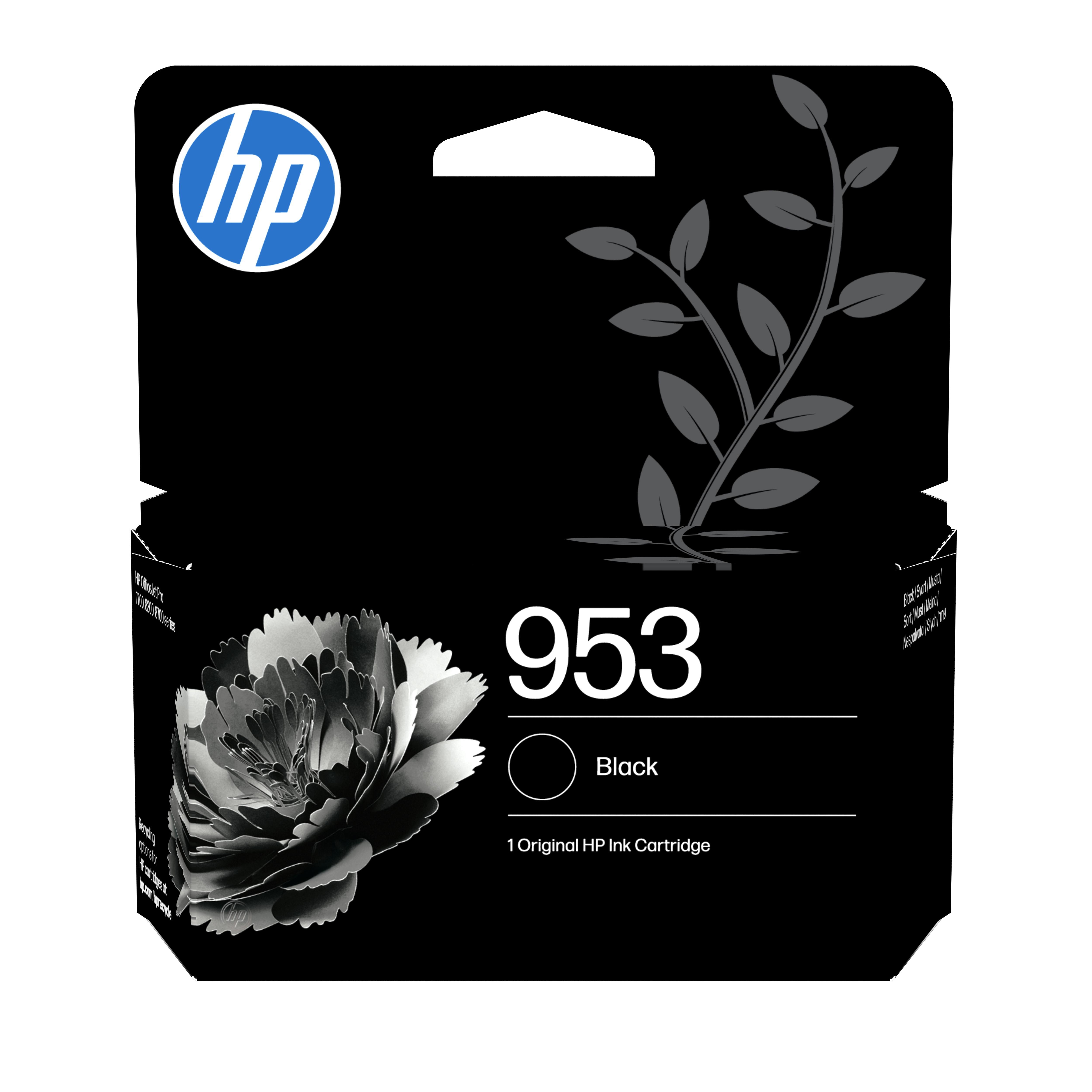 HP Original 953 Druckerpatrone Schwarz (L0S58AE#LS1) für ca. 900 Seiten Instant Ink