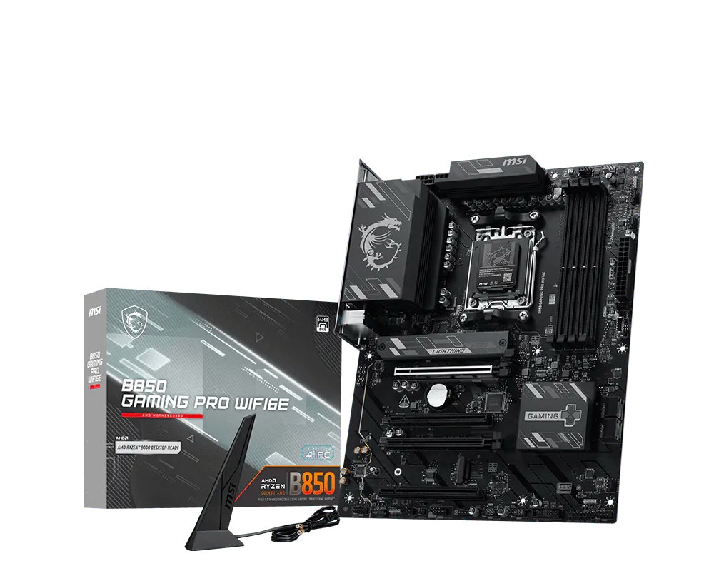 Msi B850 Gaming Pro Wifi6e Mainboard Am5 M.2/Wifi6e/Bt/Hdmi/Dp/Usb-C 7E89-001R