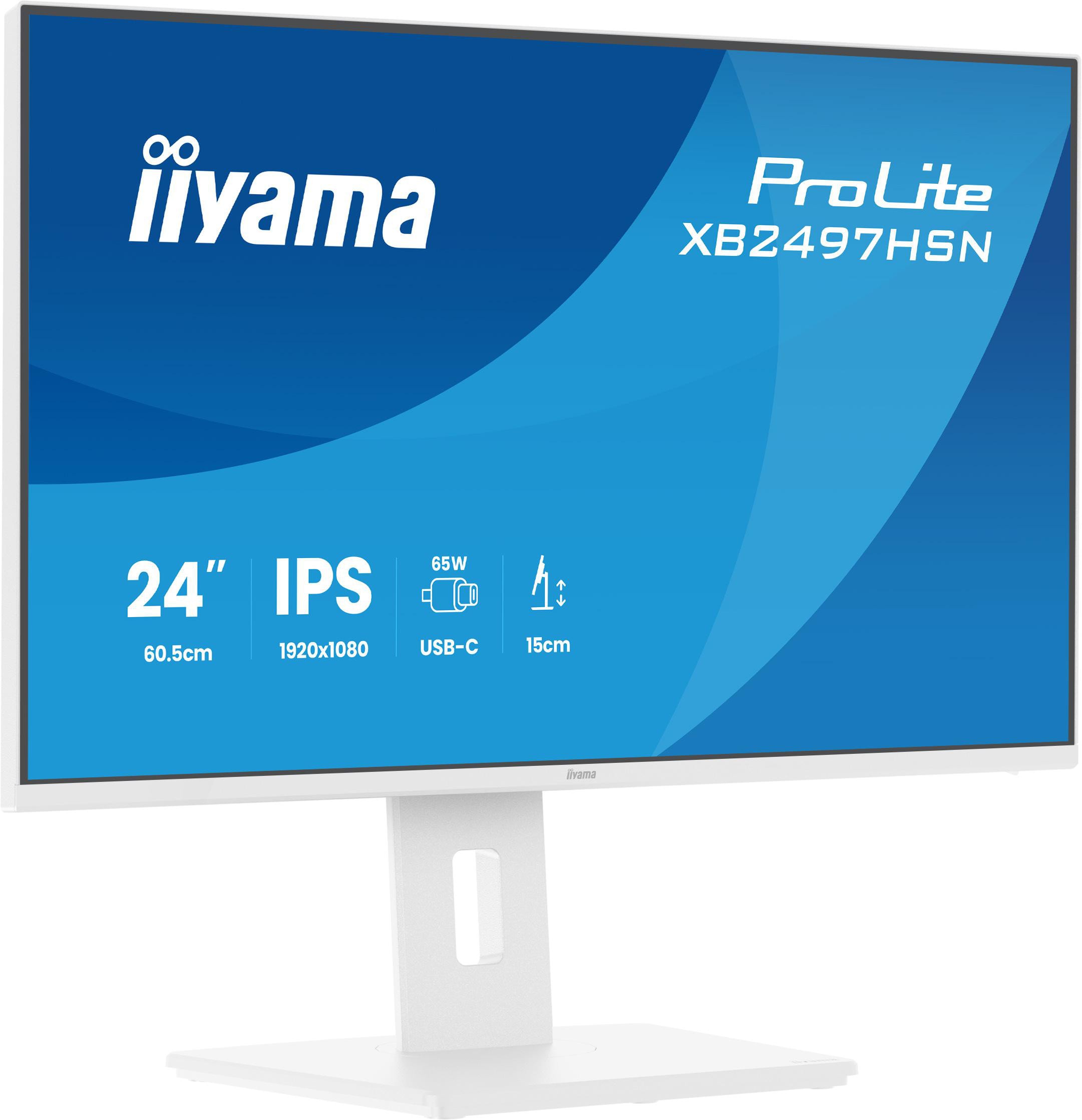 iiyama ProLite XB2497HSN-W1 23.8 Zoll Full HD 16:9 120 Hz Touch Monitor
