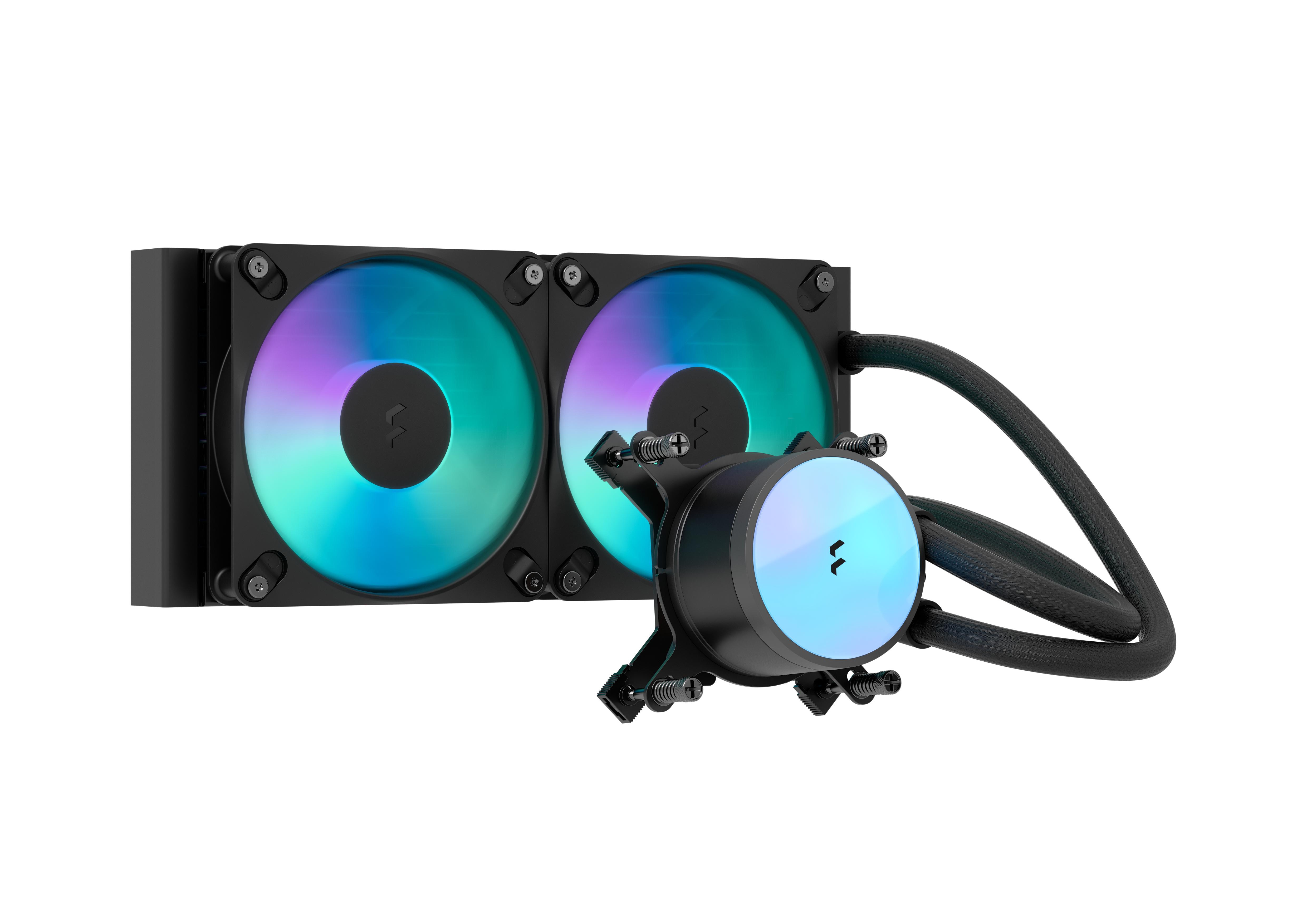 Fractal Design Radius 240 Rgb Cpu Komplett-Wasserkühlung Schwarz Fd-W-Ra1-2402