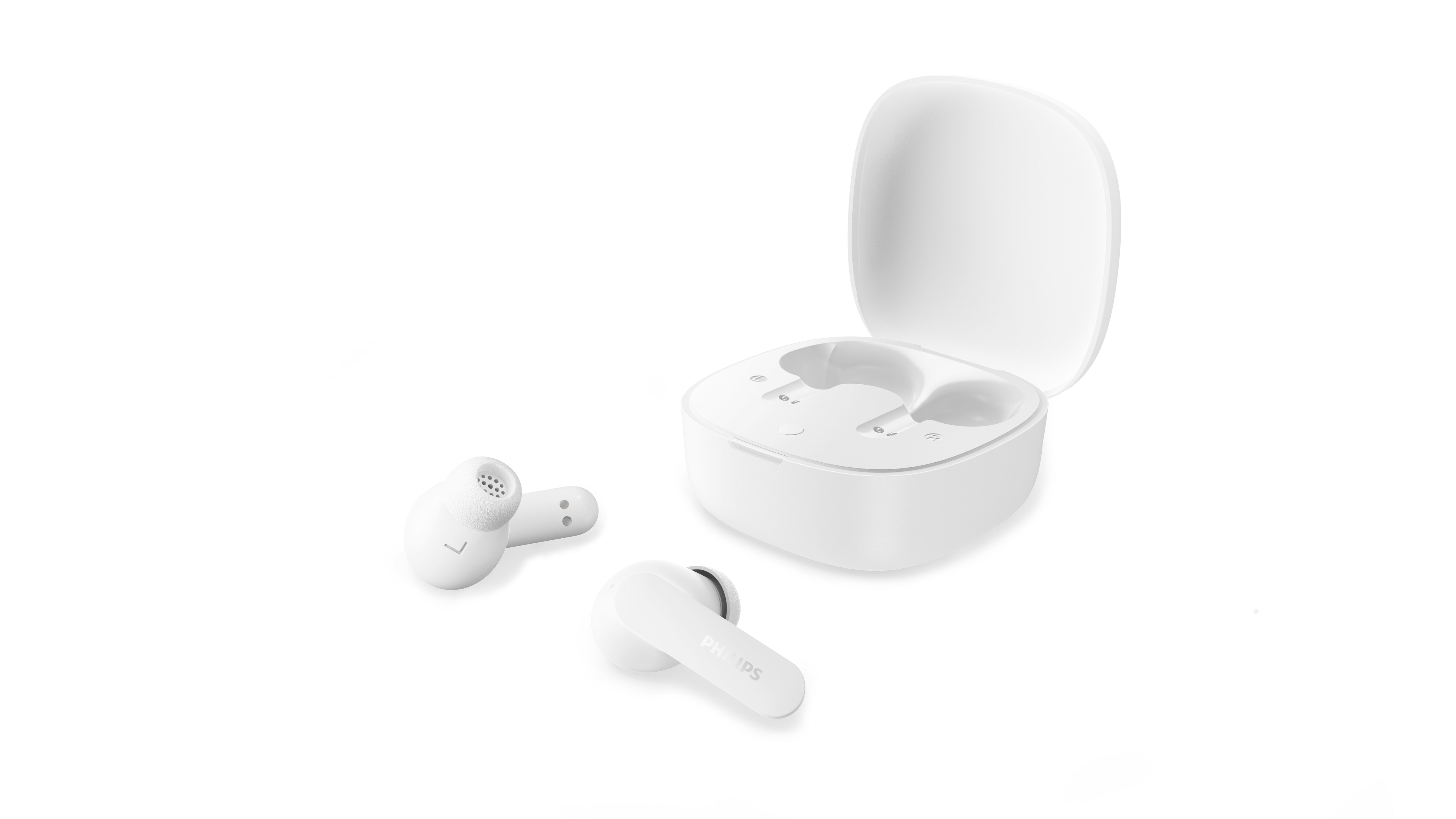 Philips Weiss Tat2100 Kabellose Bluetooth 6.0 Kopfhörer Für Anrufe Und Musik Weiß - Bild 3