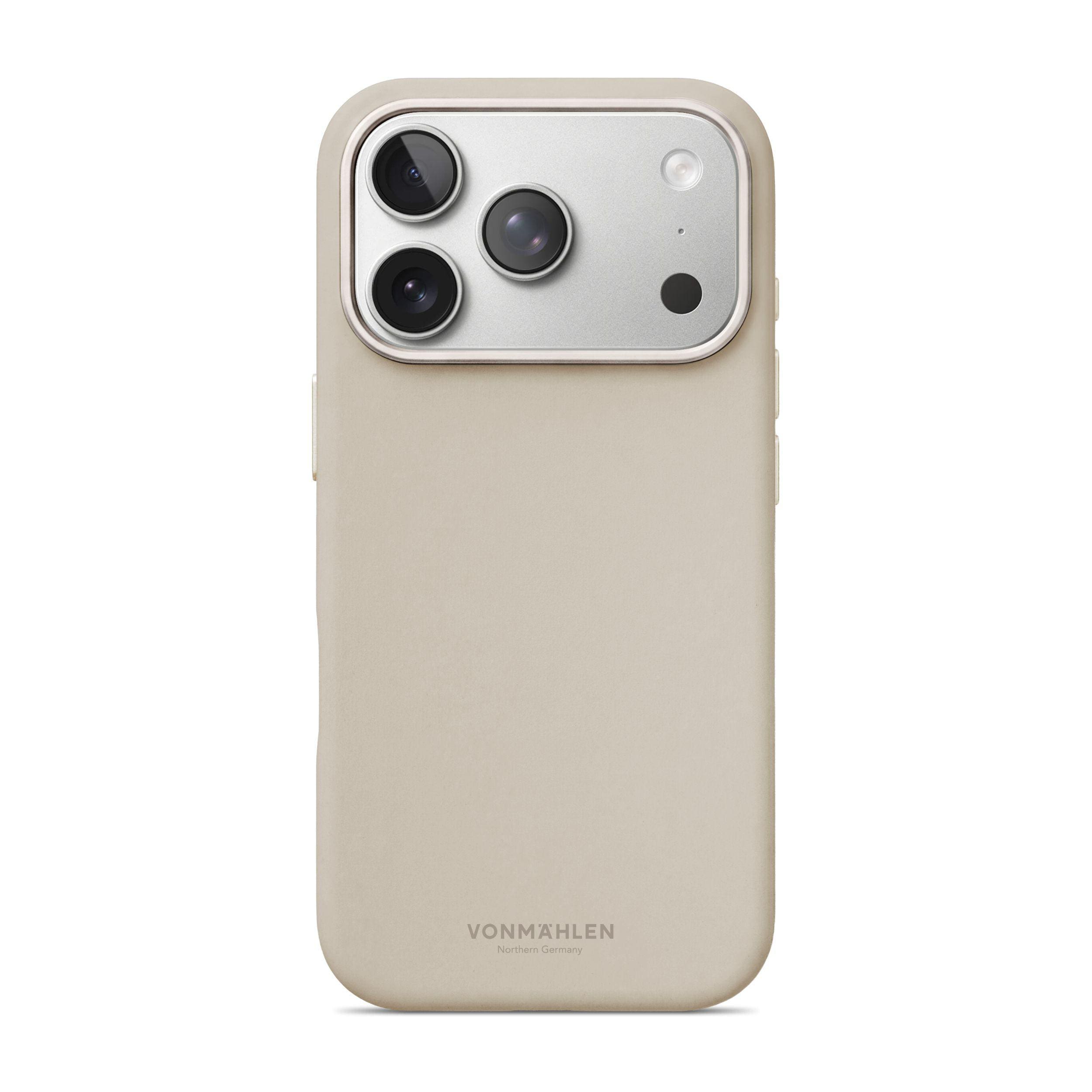 Vonmählen Soft Silicone Case 2 für iPhone 18 Pro Max Cream