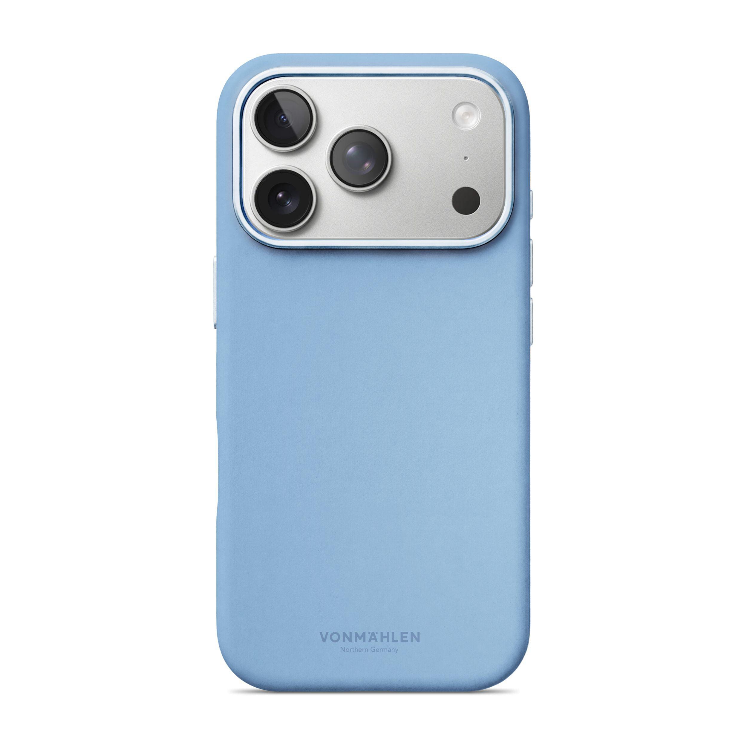 Vonmählen Soft Silicone Case 2 für iPhone 18 Pro Max Light Blue