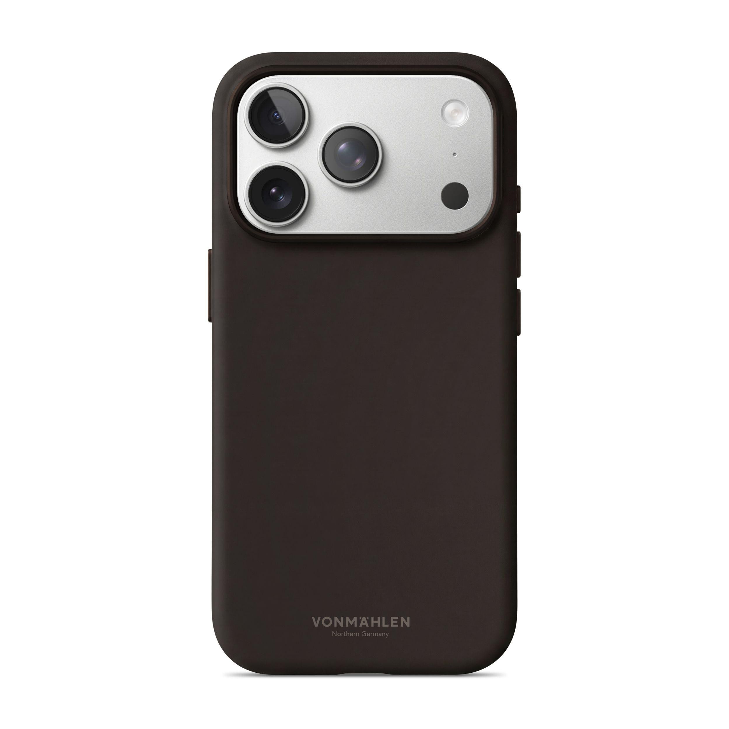Vonmählen Soft Silicone Case 2 für iPhone 18 Pro Max Dark Brown