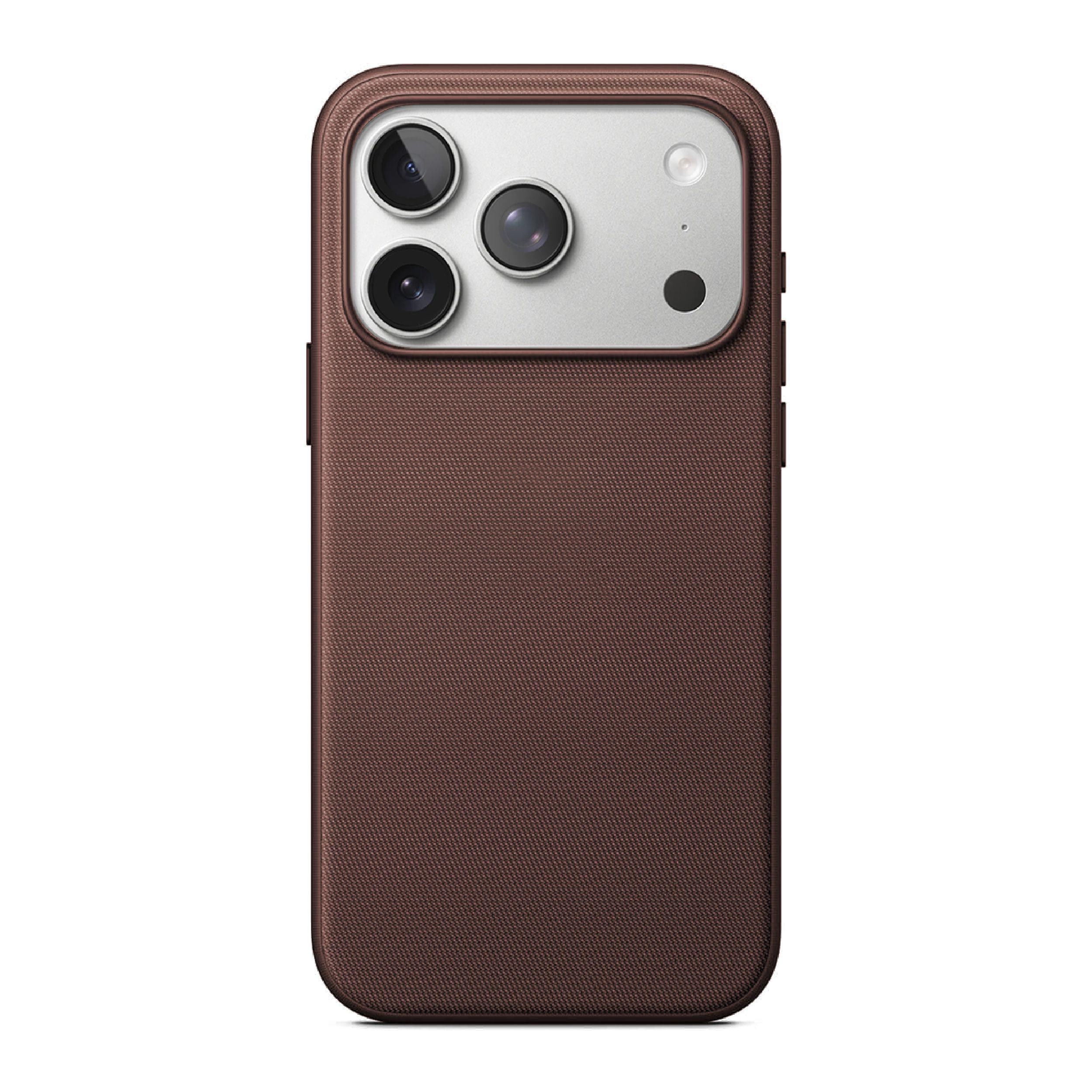 Vonmählen Fabric Case für iPhone 18 Pro Max braun