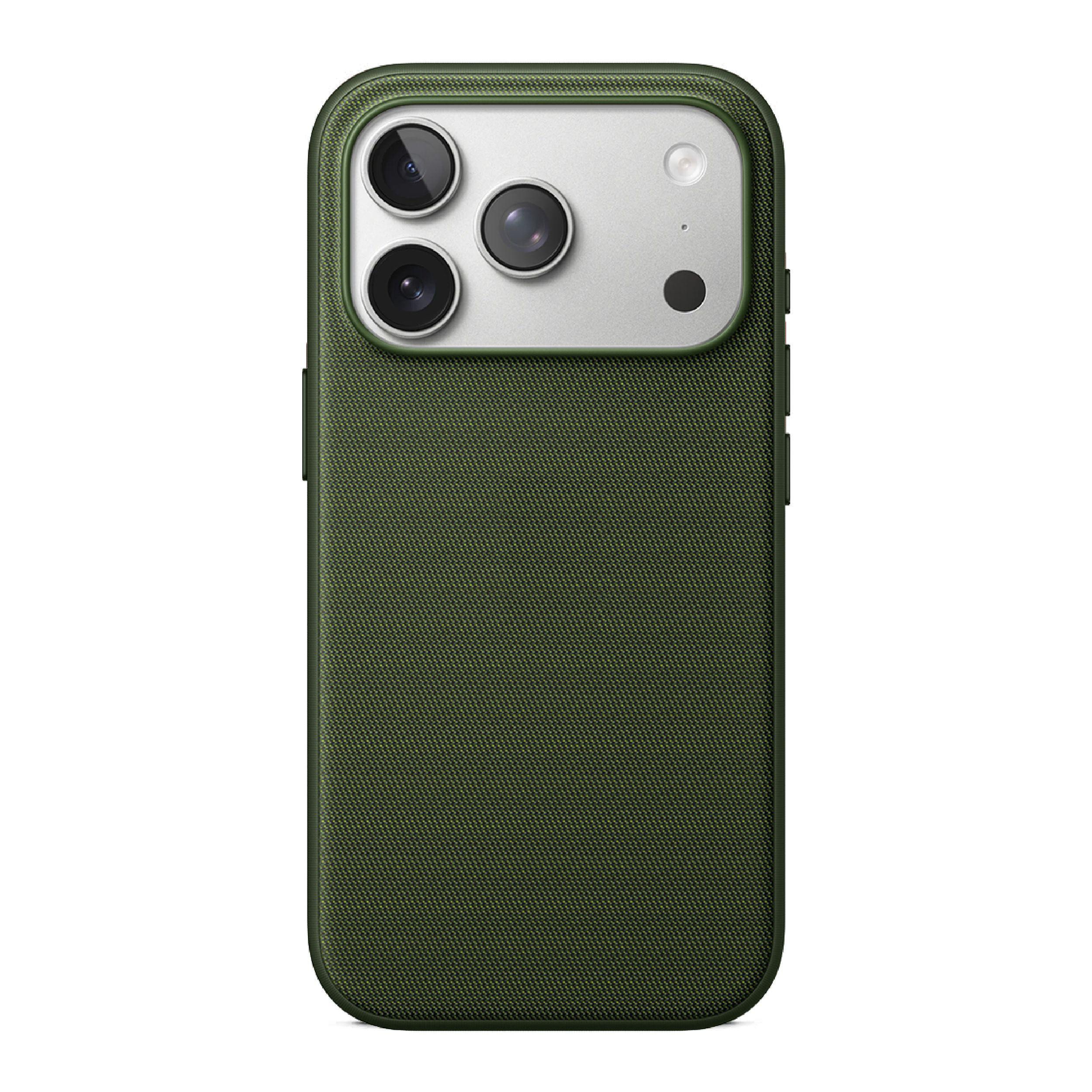 Vonmählen Fabric Case für iPhone 18 Pro Max dunkelgrün