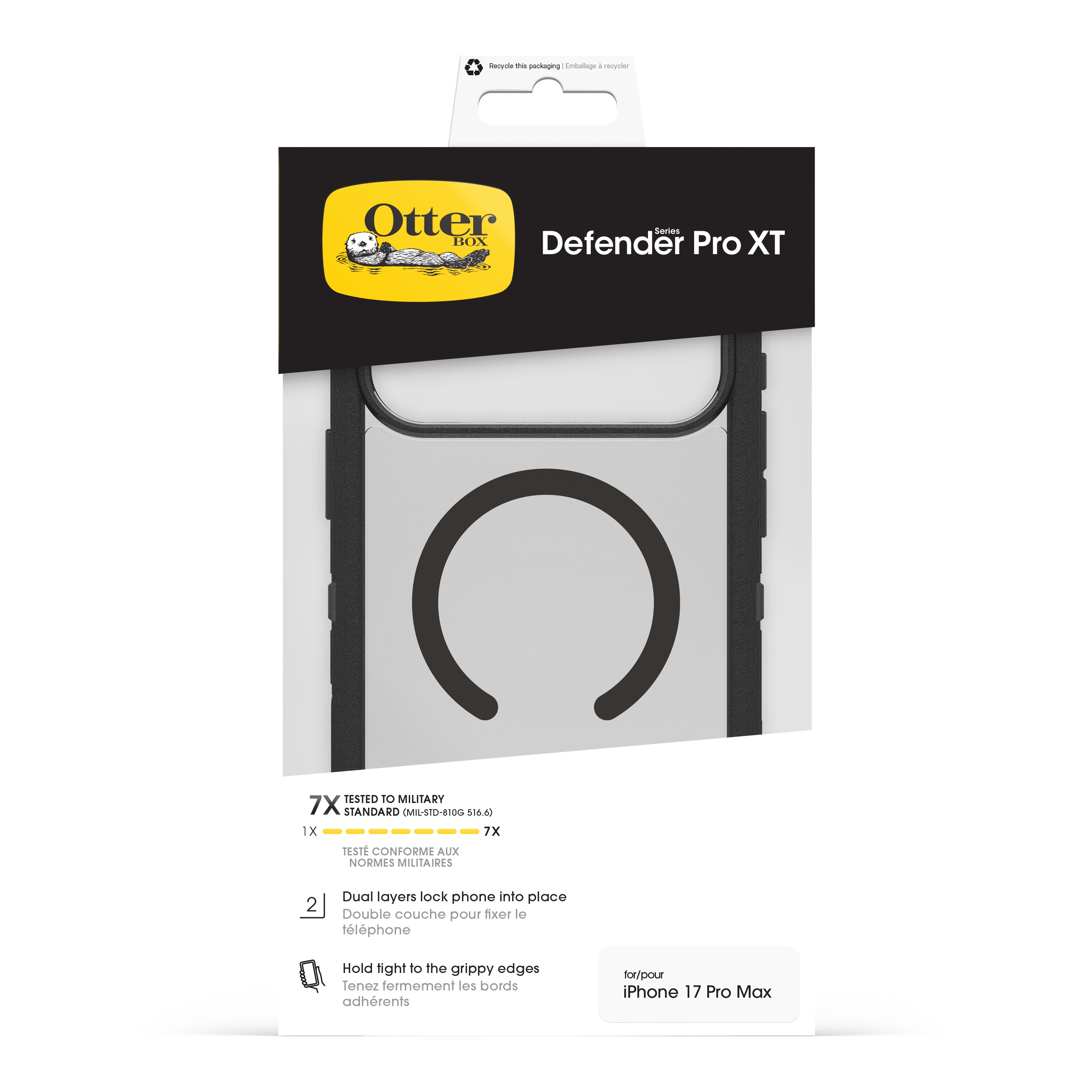 OtterBox Defender Pro XT Clear Camera Control für Apple iPhone 17 Pro Max / 18 Pro Max