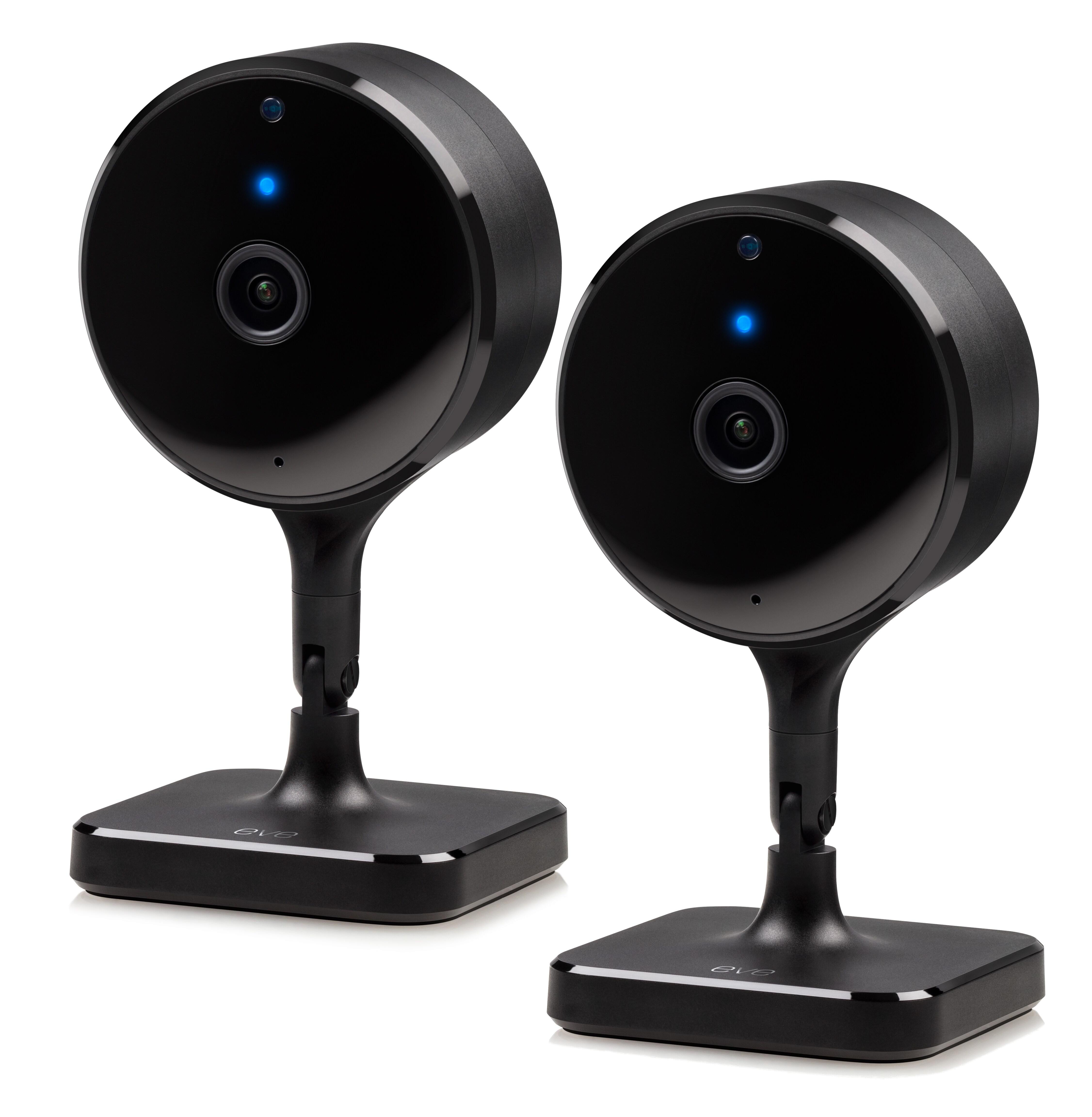 Eve Cam – Smarte Innenkamera mit Apple HomeKit Secure Video Technologie Doppelpack