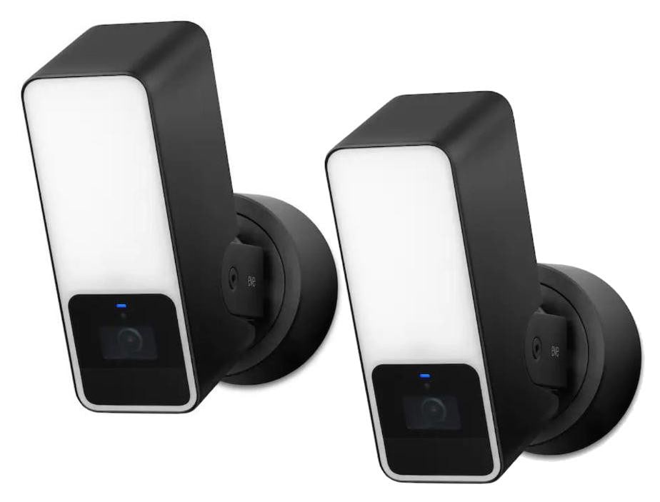 Eve Cam Outdoor - smarte Flutlichtkamera Secure Video Technologie Apple HomeKit Doppelpack