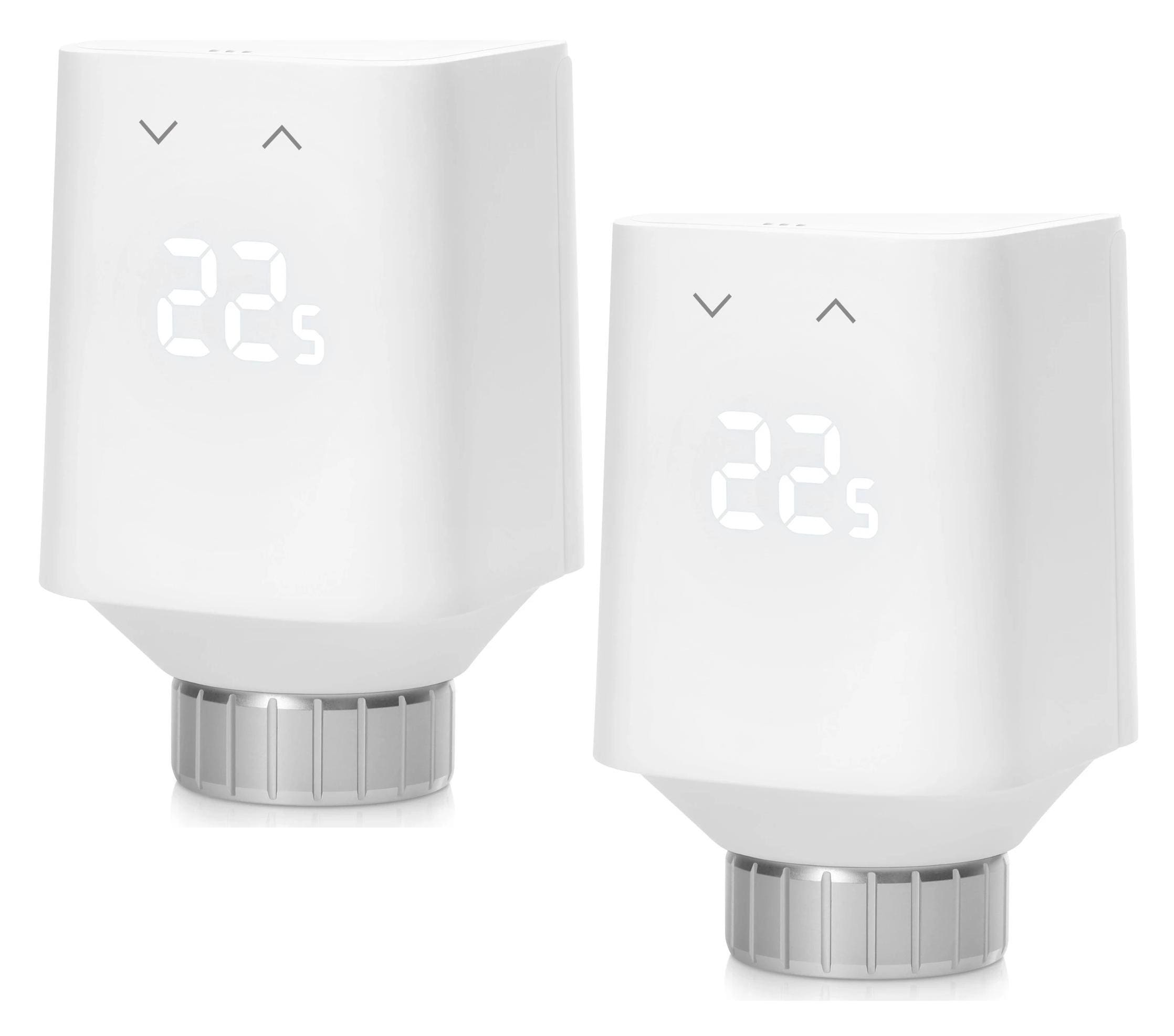 Eve Thermo (5. Gen) - Smartes Heizkörperthermostat (Matter) 2er Pack