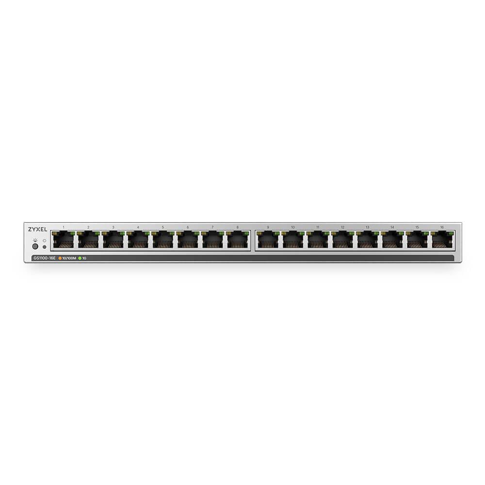ZyXEL GS1100-16E 16-Port Gigabit Unmanaged Slimline Switch