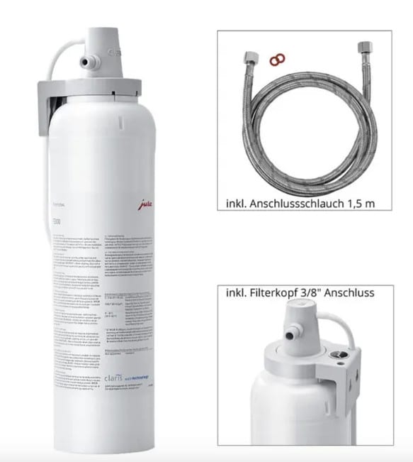 Jura Wasserfilter F2300 Für Automaten Mit Festwasseranschluss (70331) Inkl. Anschlußschlauch Und Filterkopf Größe 16 - Image 3
