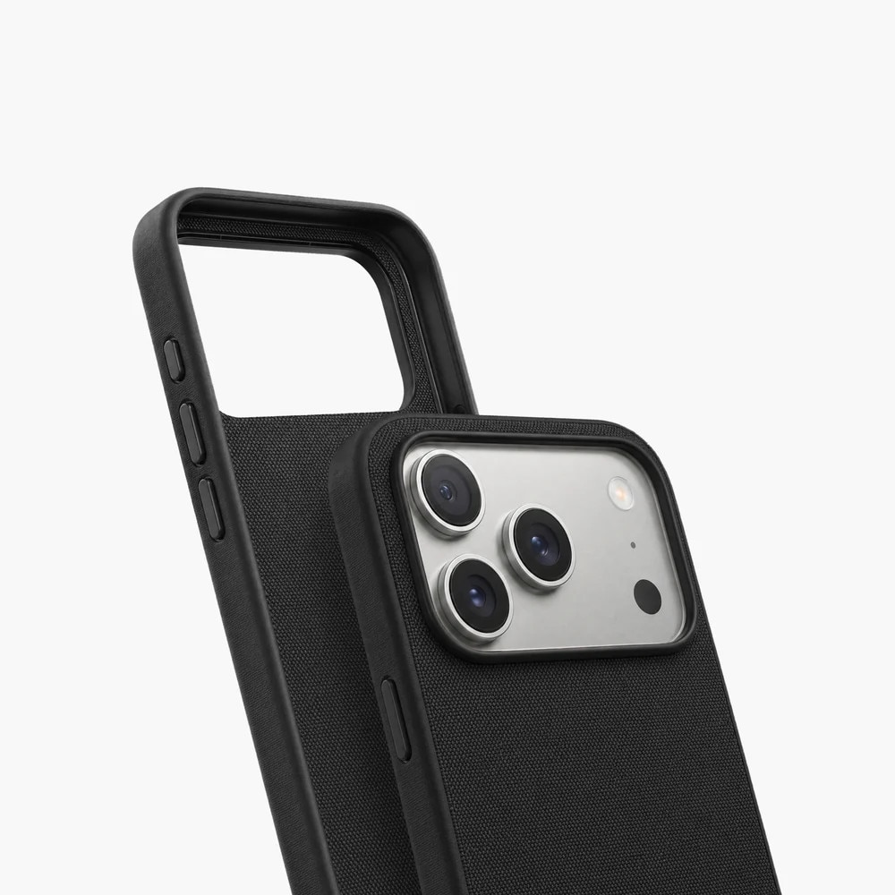 Vonmählen Fabric Folio Case für iPhone 18 Pro schwarz