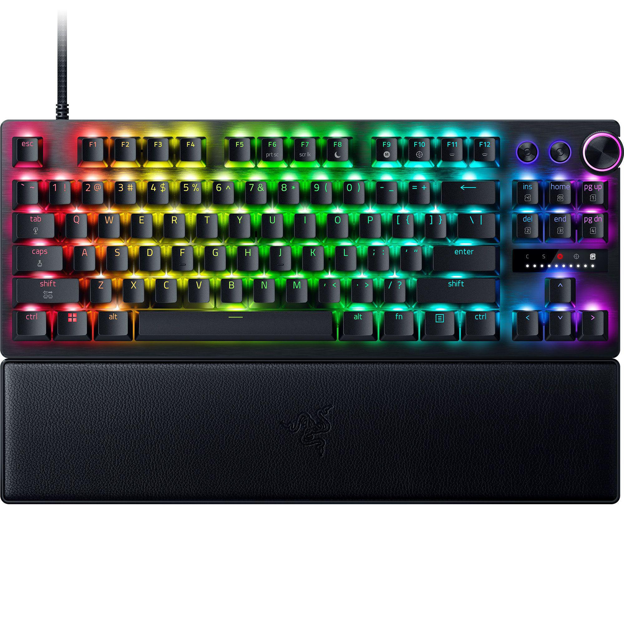 Razer Huntsman V3 Pro Tenkeyless 8Khz Gaming-Tastatur | Analog Optical Switches Gen-2, Rapid Trigger, Snap Tap, 8000 Hz Hyperpolling, Rgb, Tkl Groß Schwarz - Image 4