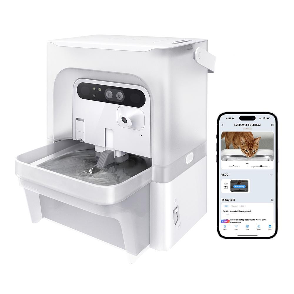 PETKIT EVERSWEET ULTRA Tierwasserbrunnen mit AI Kamera