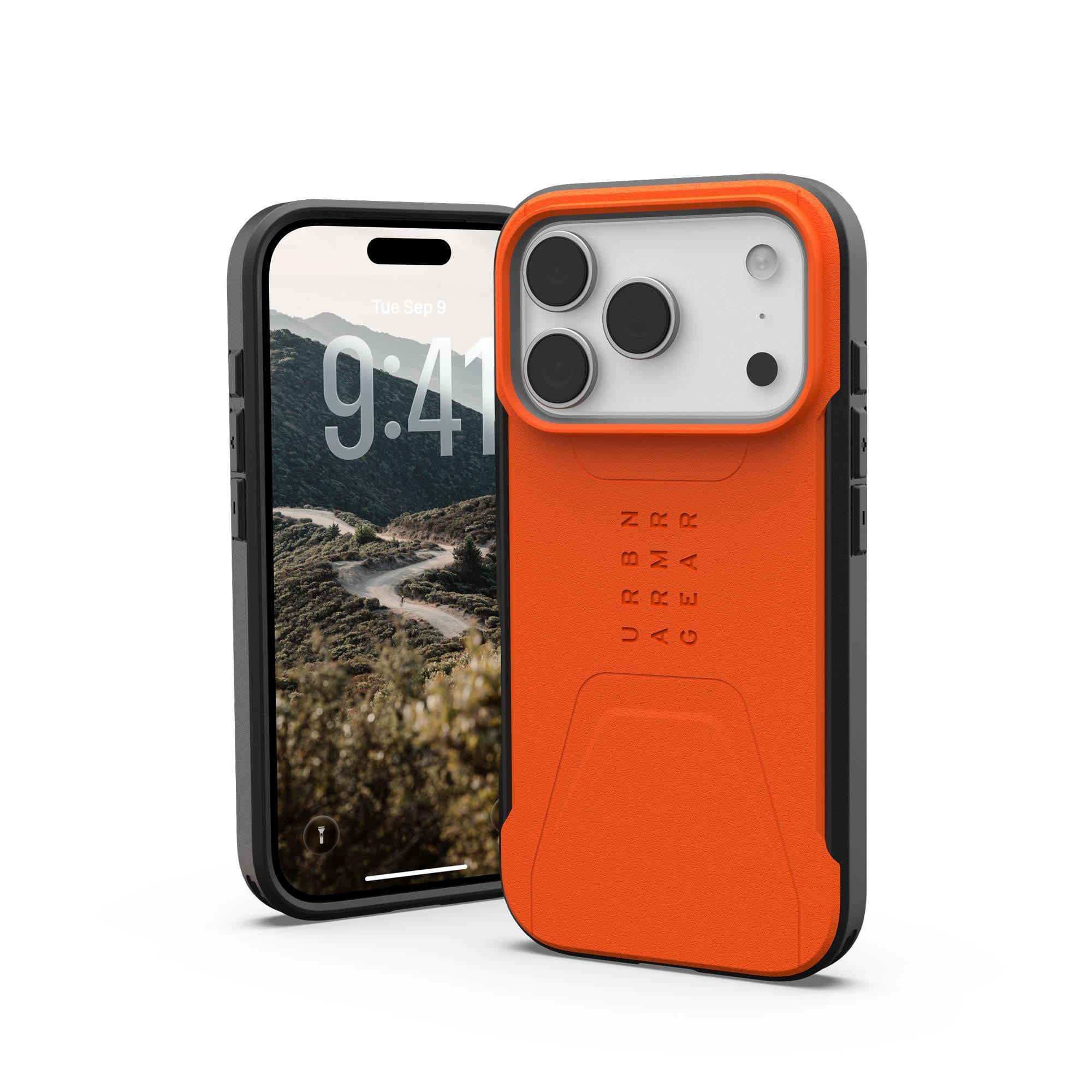 UAG Urban Armor Gear Civilian MagSafe Case Apple iPhone 17 Pro/ 18 Pro orange