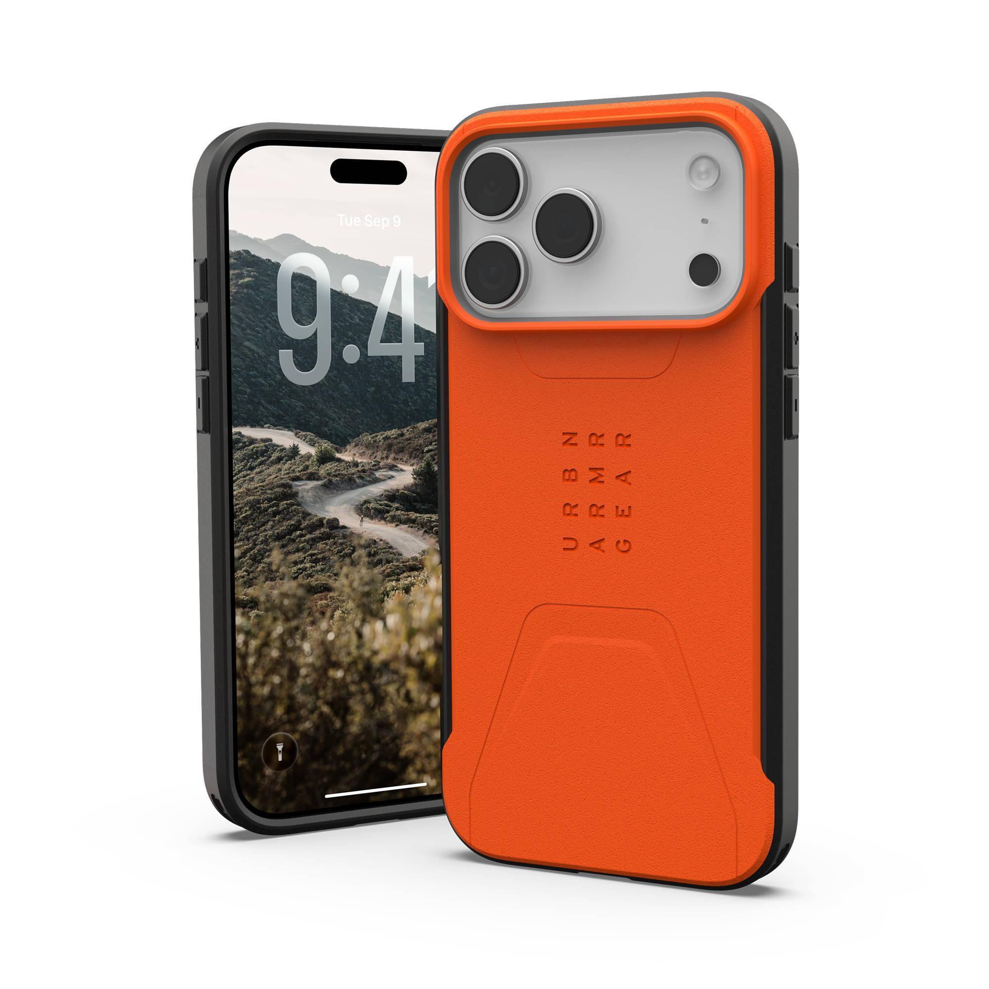 UAG Urban Armor Gear Civilian MagSafe Case Apple iPhone 17 Pro Max/ 18 Pro Max orange