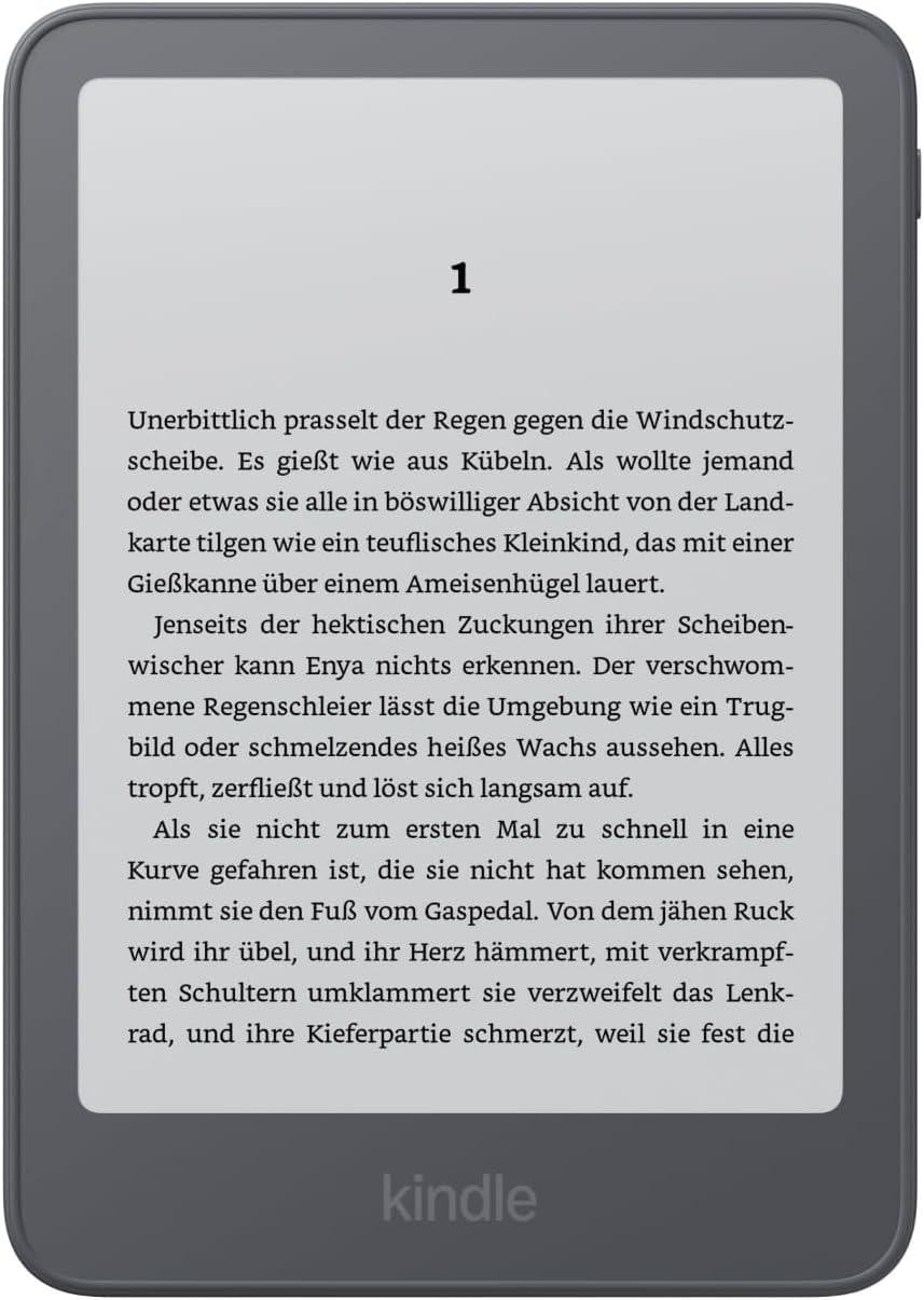 Amazon Kindle (2026 release) - Graphite, 16GB, 6"- E-Ink-Display, mit Werbung