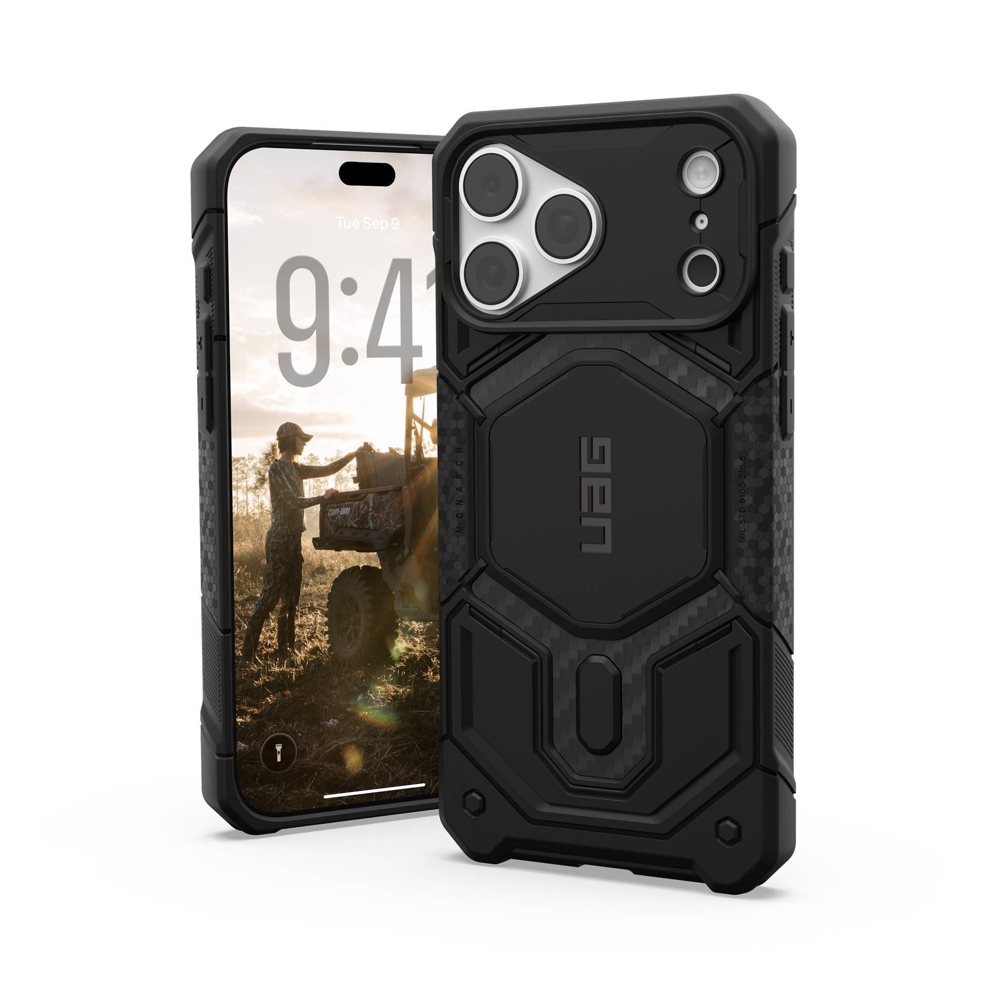 UAG Urban Armor Gear Monarch Pro MagSafe Case | Apple iPhone 18 Pro Max/17 Pro Max | carbon fiber
