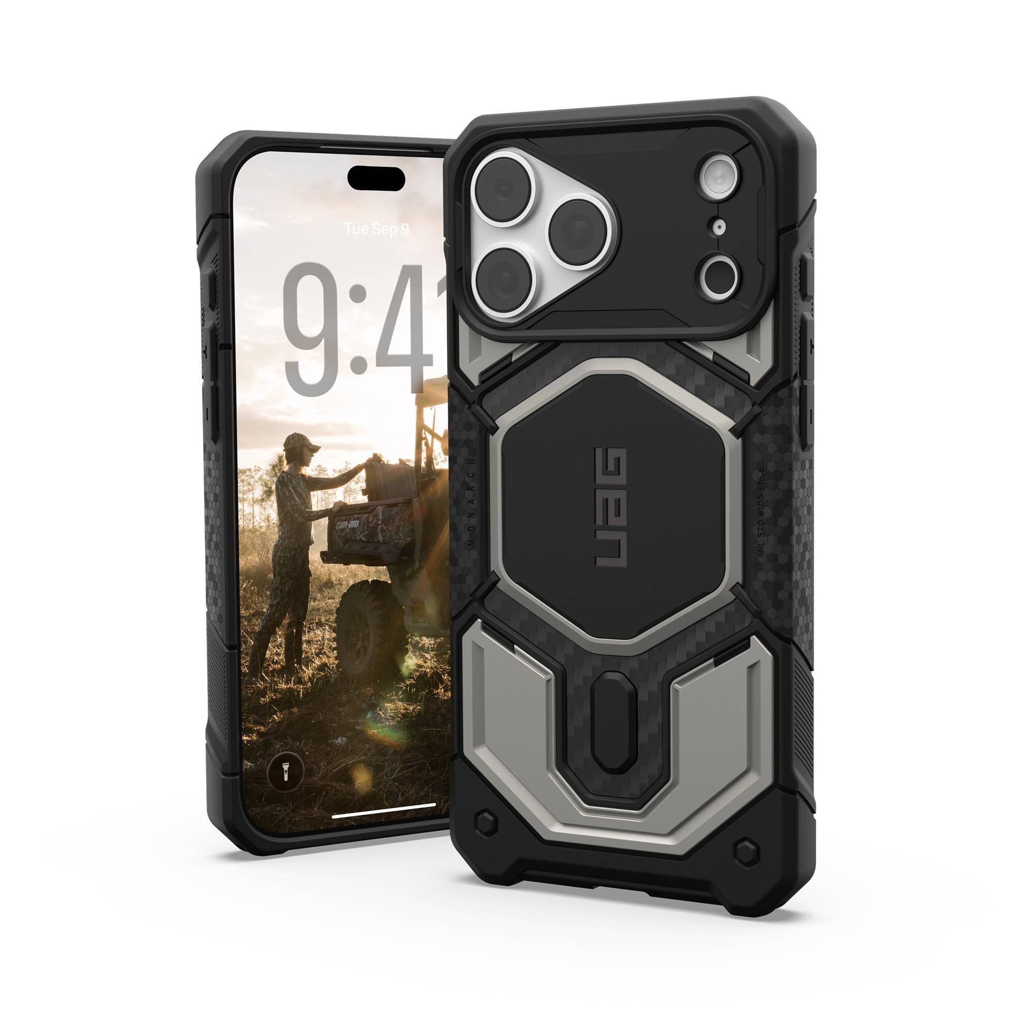 UAG Urban Armor Gear Monarch Pro MagSafe Case | Apple iPhone 18 Pro Max/17 Pro Max | titan