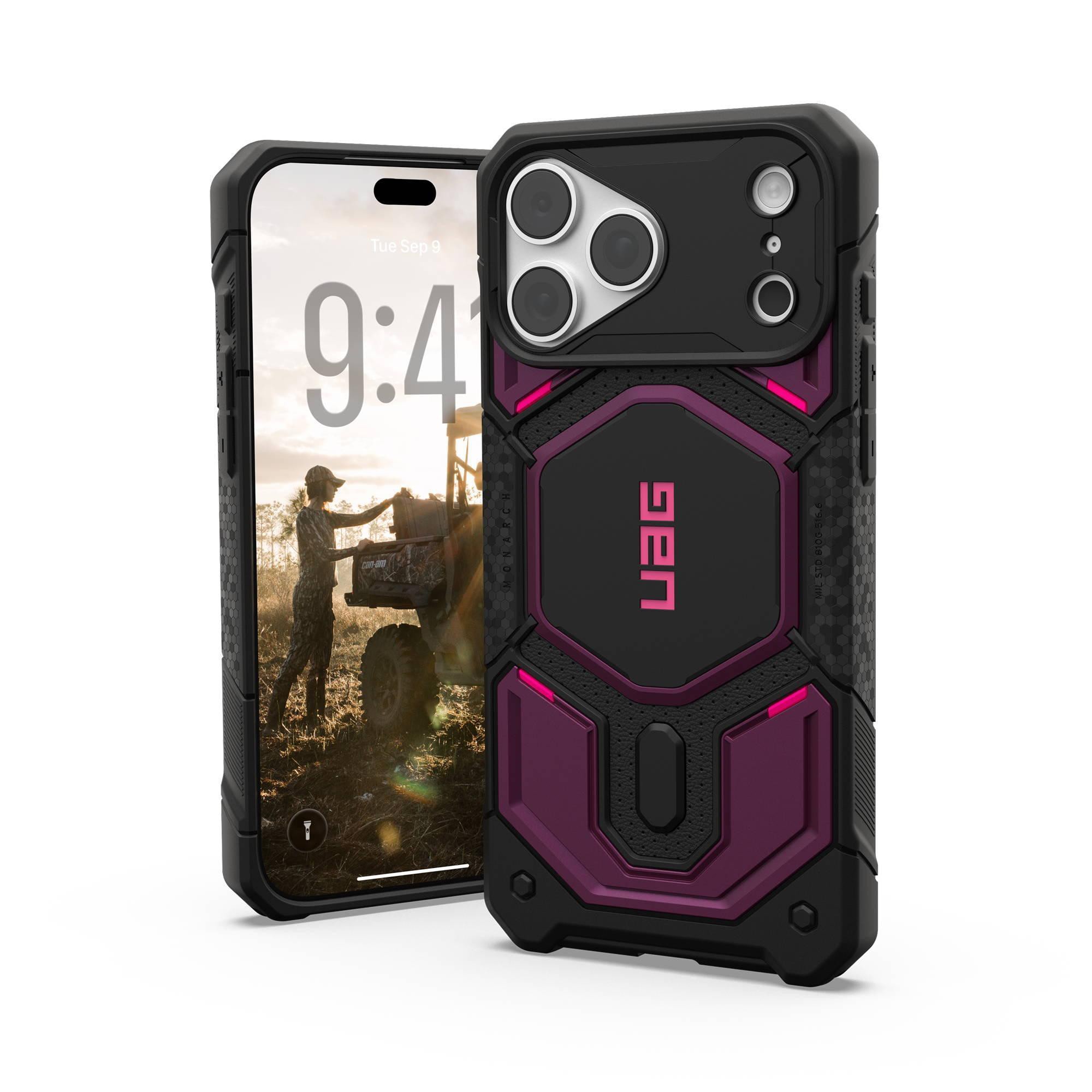 UAG Urban Armor Gear Monarch Pro MagSafe Case Limited SYNTH Edition Apple iPhone 18 Pro/17 Pro deep purple (lila)